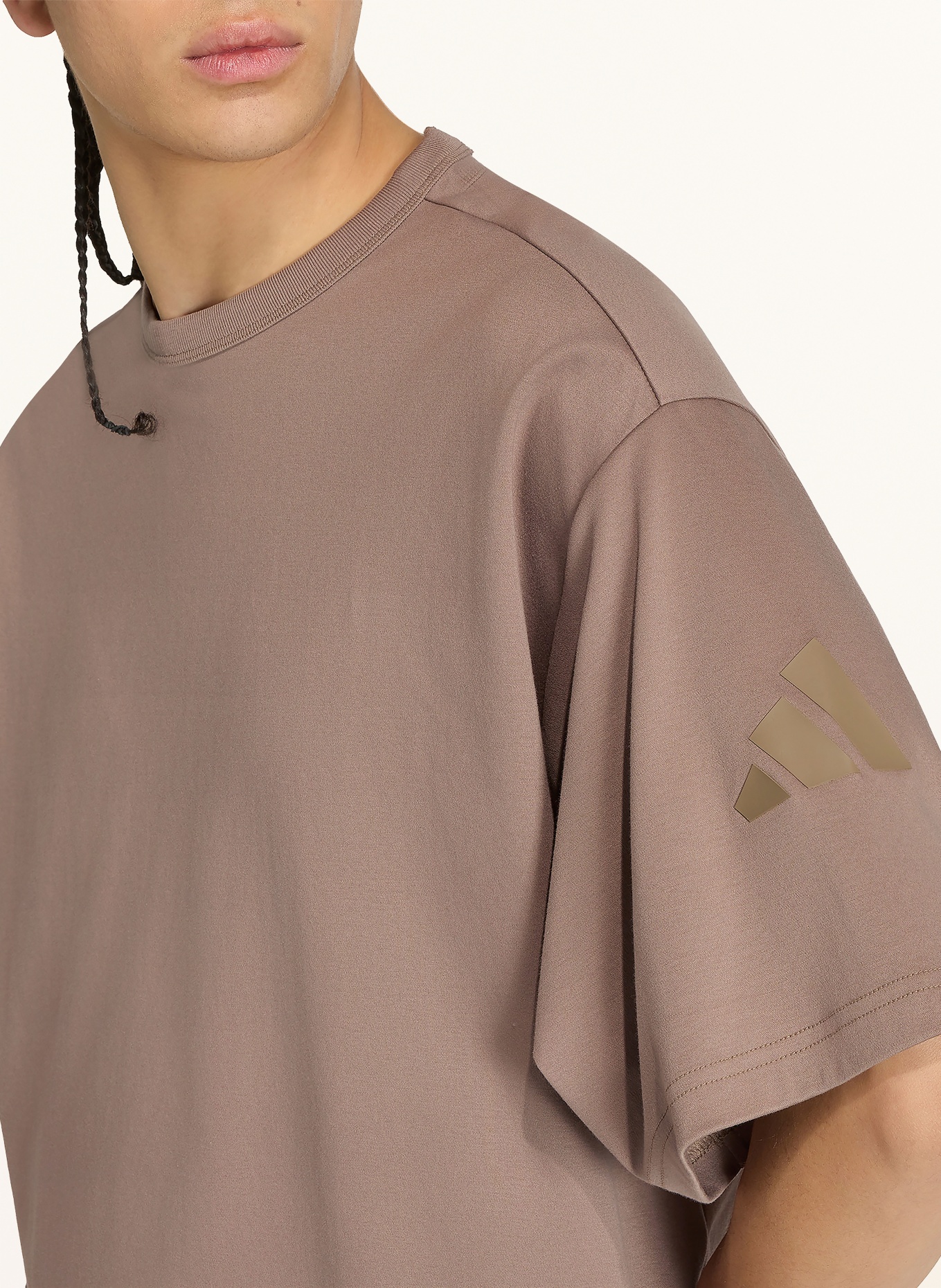 adidas Shirt SOFT LUX mit 3/4-Arm: KHAKI