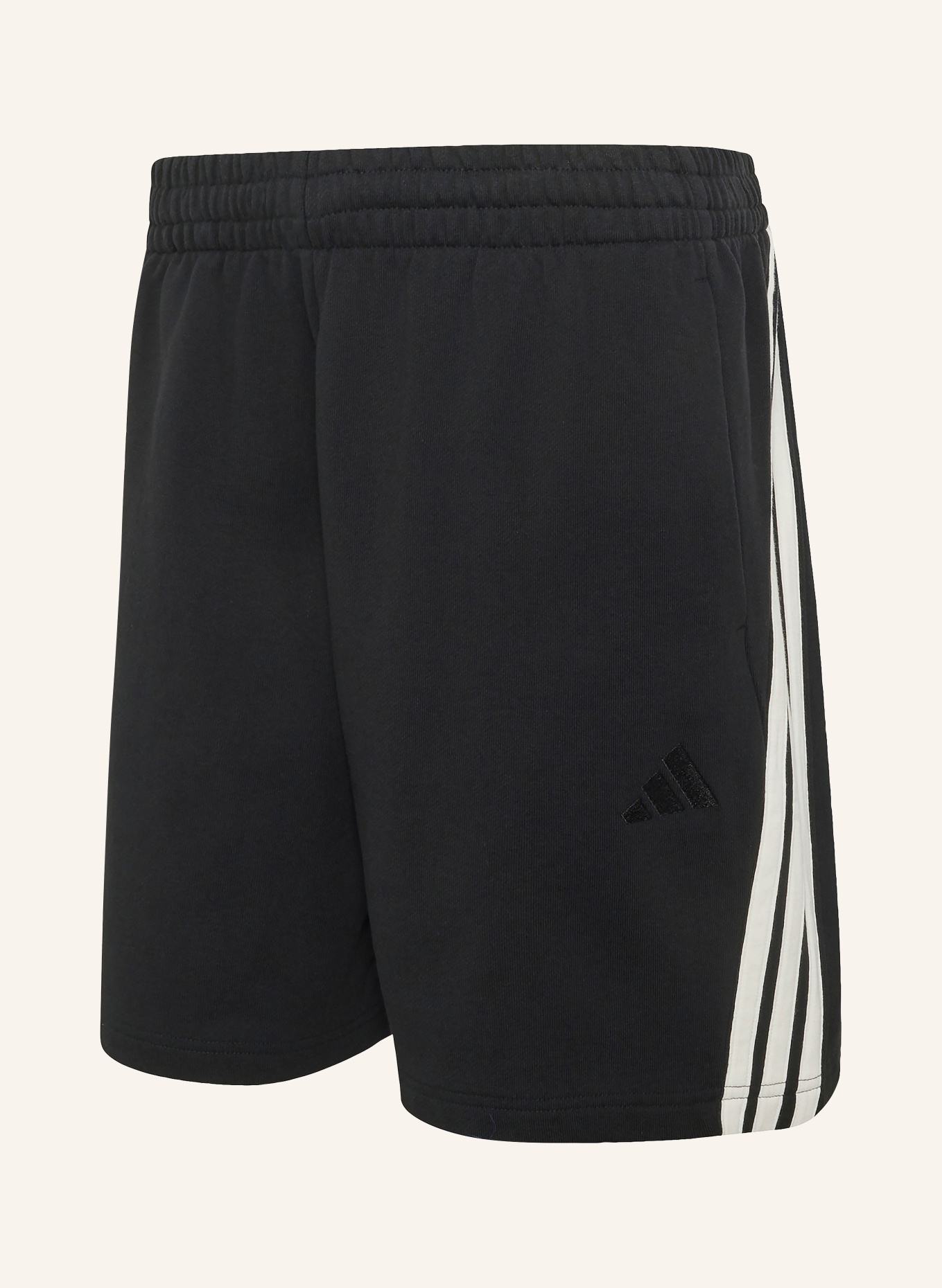 adidas Sweatshorts ADIDAS KIT mit Galonstreifen: SCHWARZ / WEISS