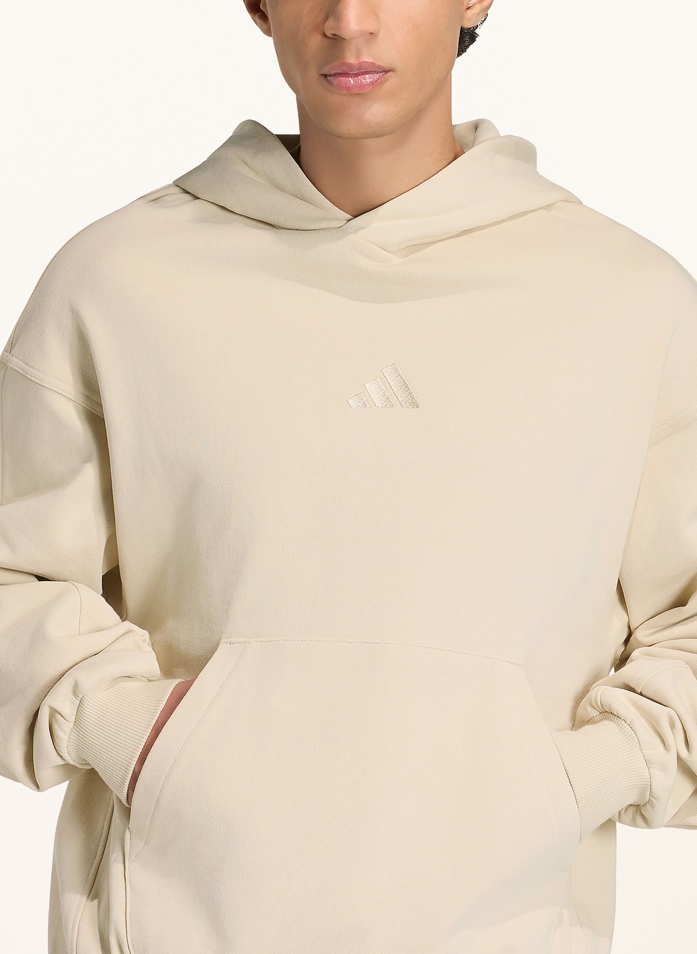 adidas Hoodie: BEIGE