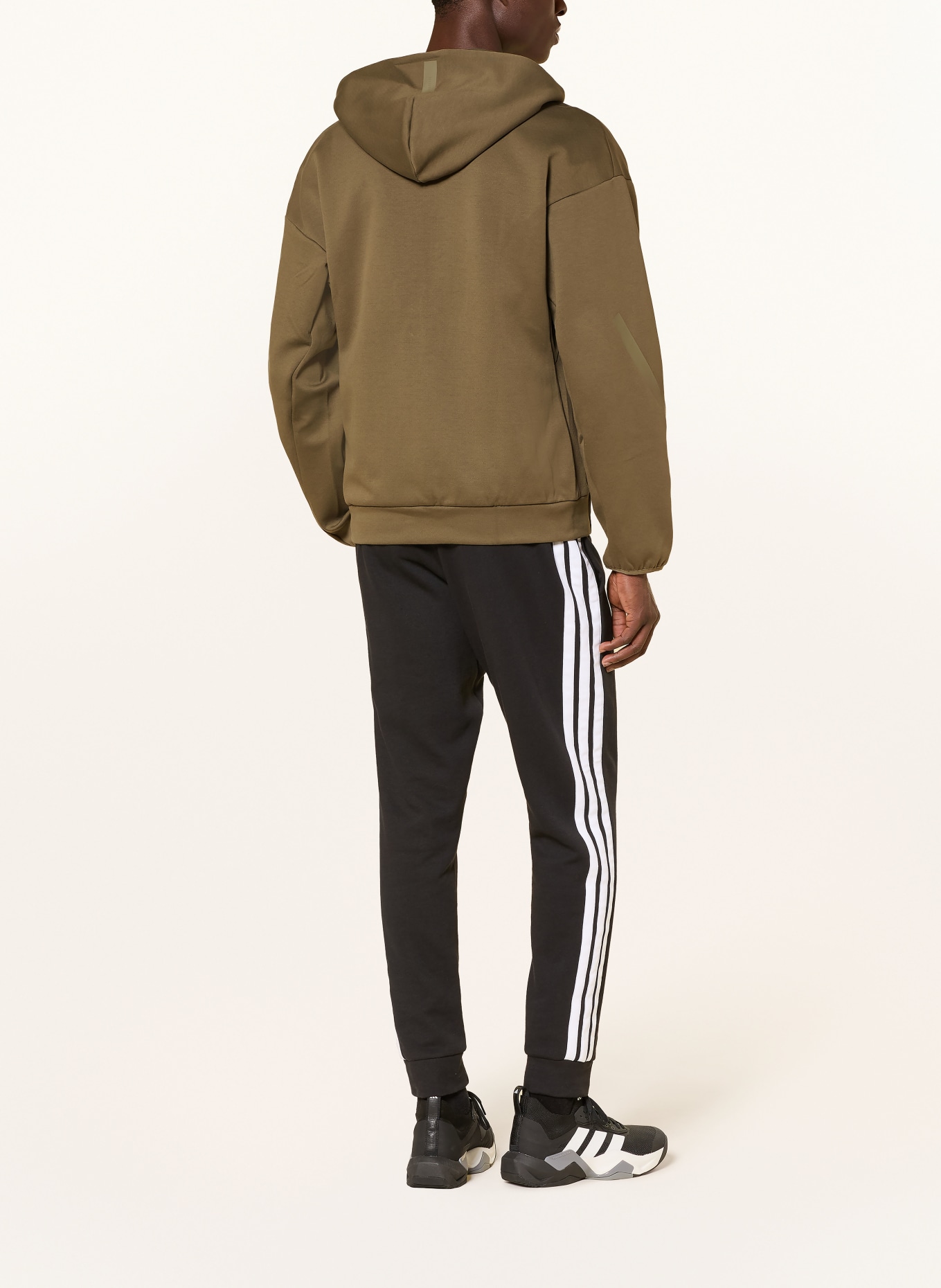 adidas Bluza rozpinana: OLIWKOWY