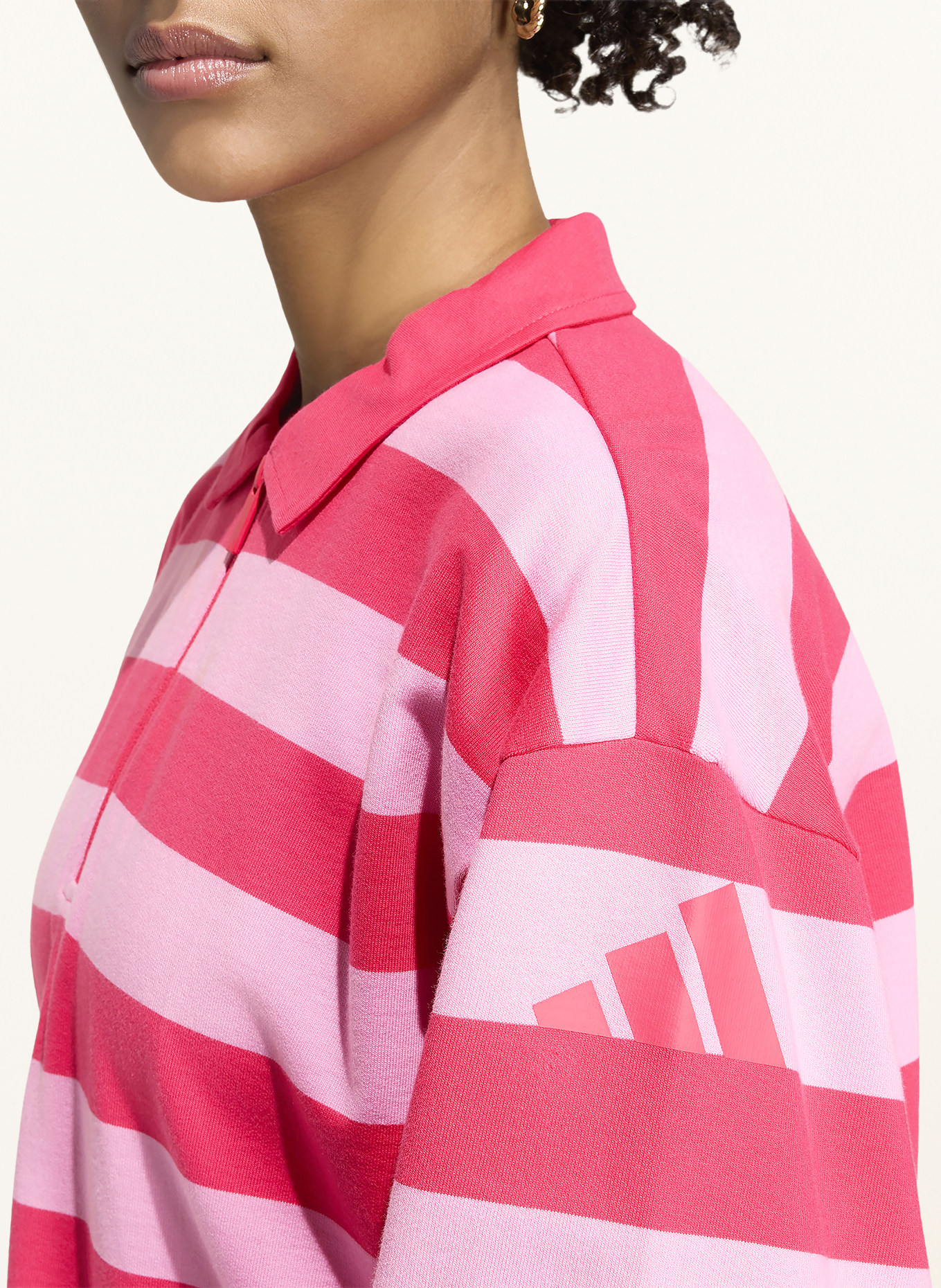 adidas Sweat-Poloshirt ESSENTIALS CONTEMPORARY: ROSA / ROT