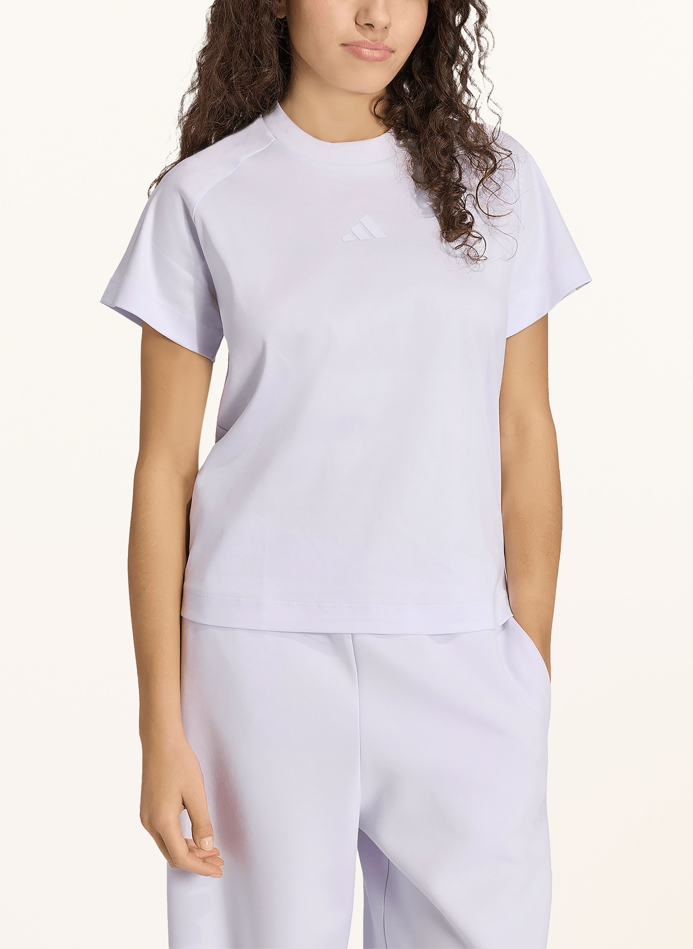 adidas T-shirt SOFT LUXUS: JASNOFIOLETOWY