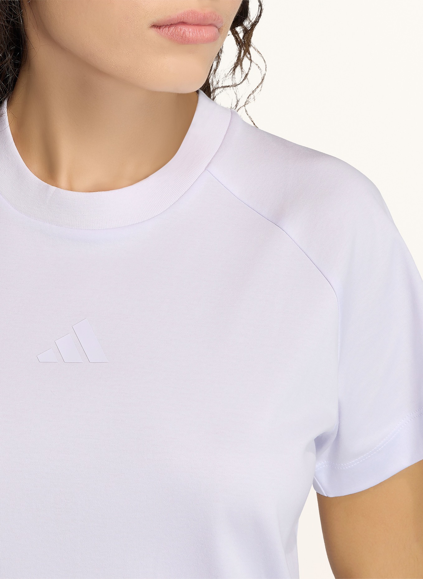 adidas T-shirt SOFT LUXUS: JASNOFIOLETOWY