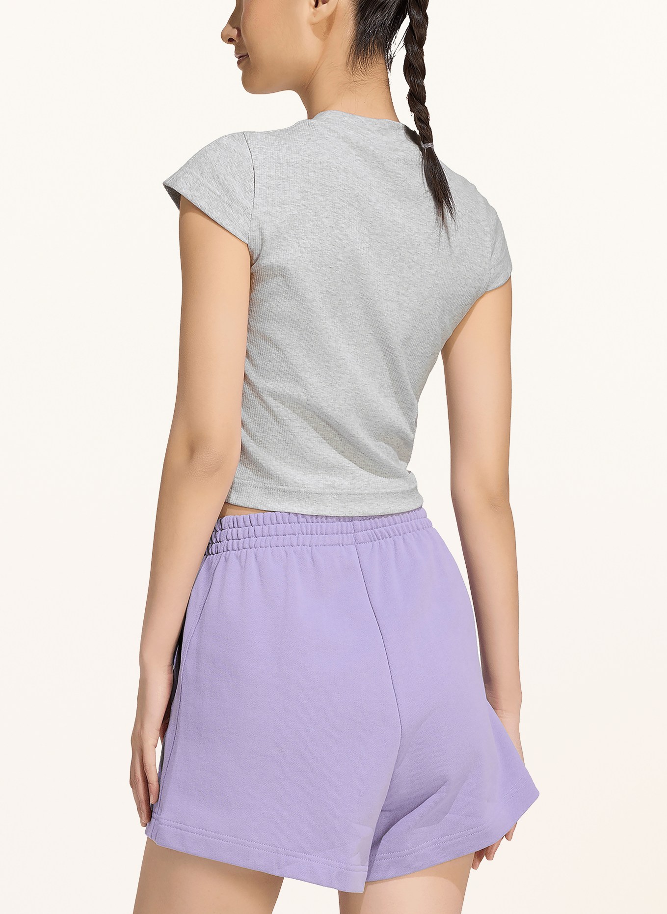 adidas Cropped top KIT: LICHTGRIJS