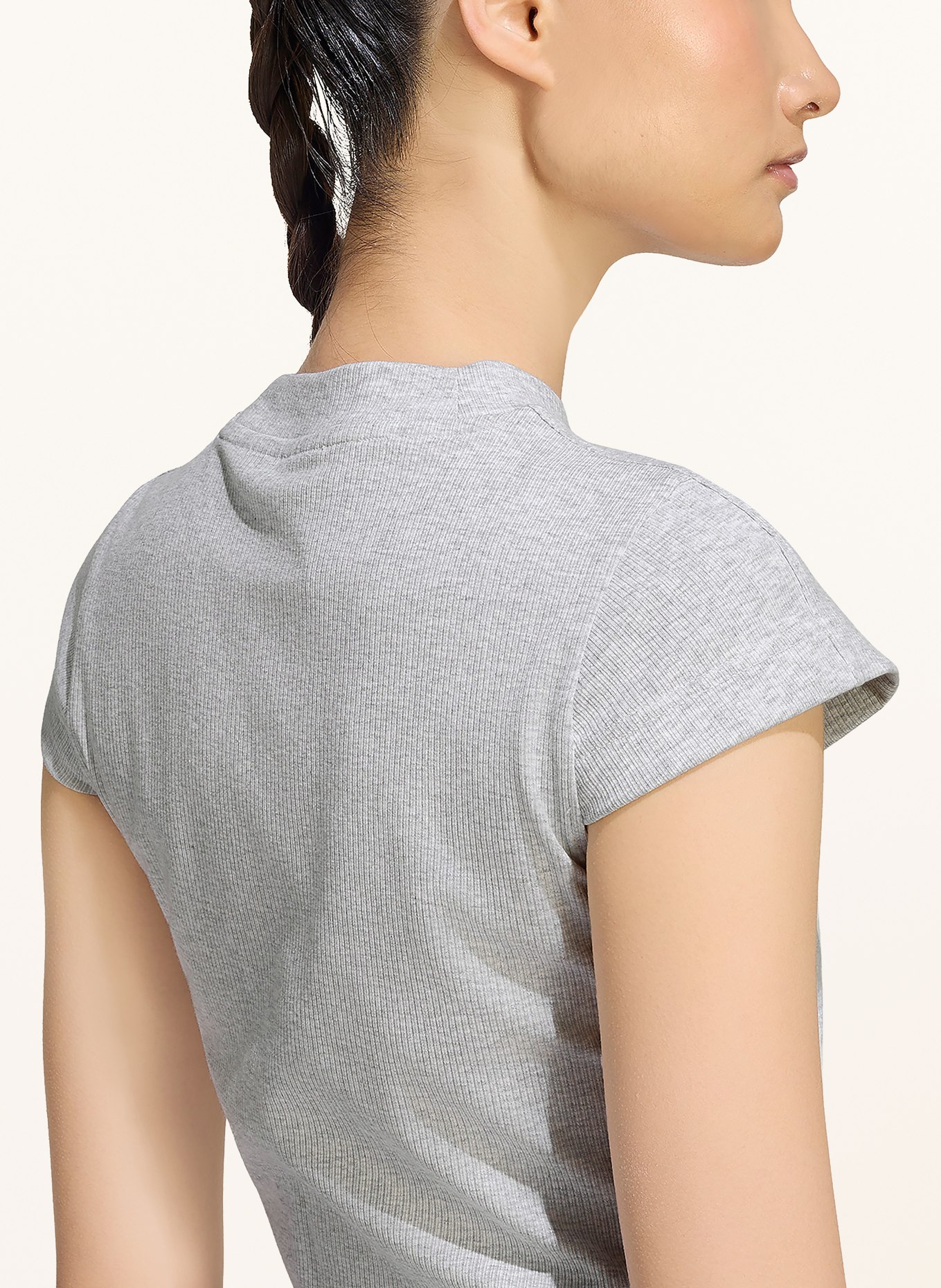 adidas Cropped top KIT: LICHTGRIJS