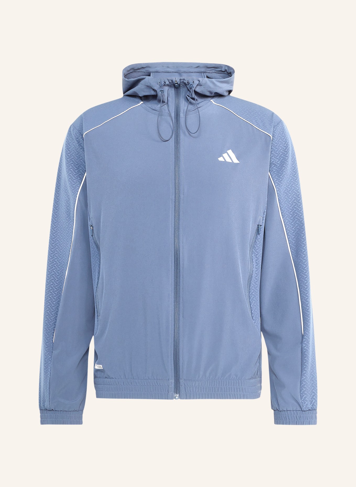 adidas Trainingsjacke TECH APP STOP: BLAUGRAU