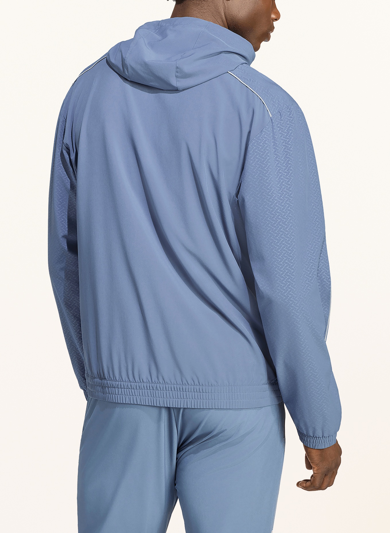adidas Trainingsjacke TECH APP STOP: BLAUGRAU