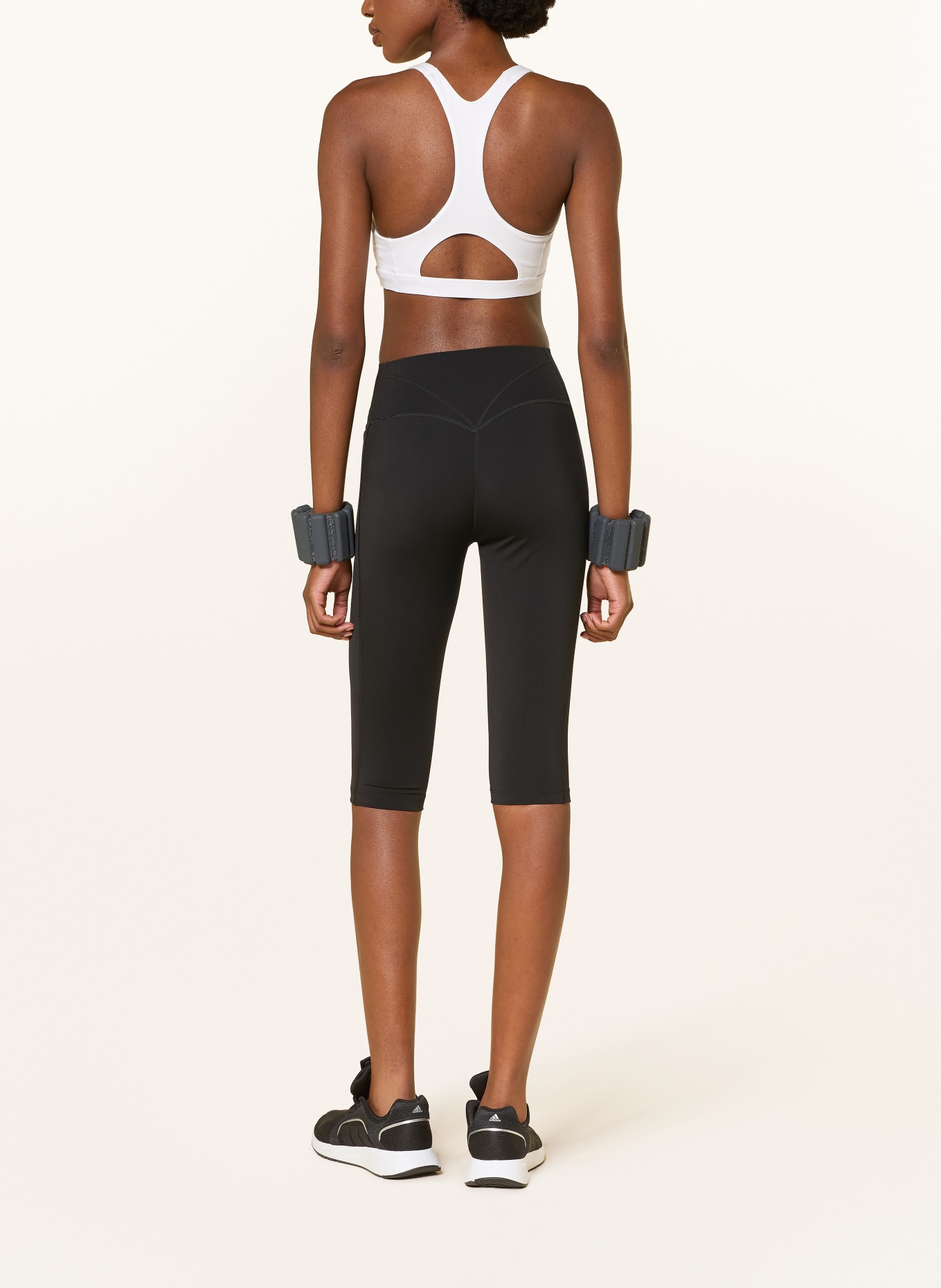 adidas Tights OPTIME WORKOUT CONTOUR CAPRI: SCHWARZ