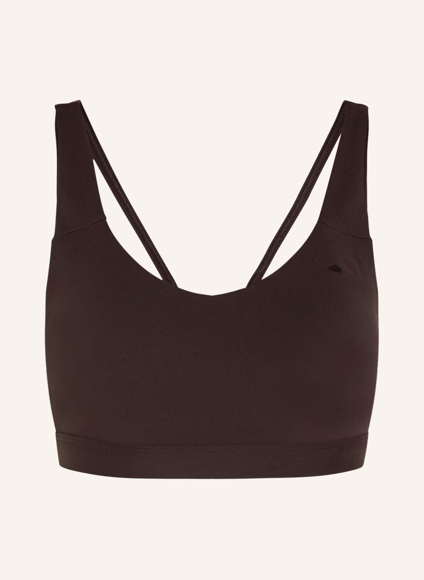 adidas Sport-BH ALL ME ESSENTIALS: DUNKELBRAUN