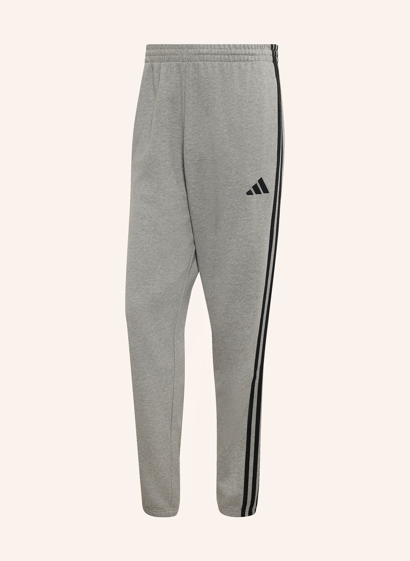 adidas Sweatpants ESSENTIALS 3-STRIPES: HELLGRAU / WEISS