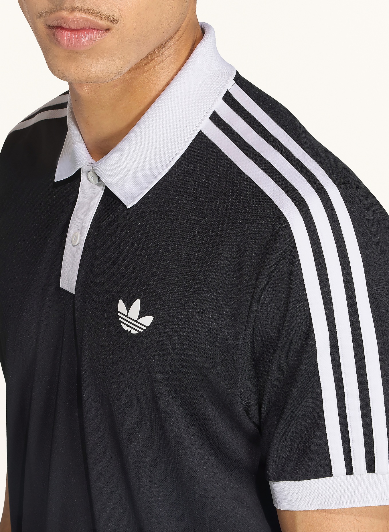 adidas Originals Functioneel poloshirt CLASSICS: ZWART / WIT
