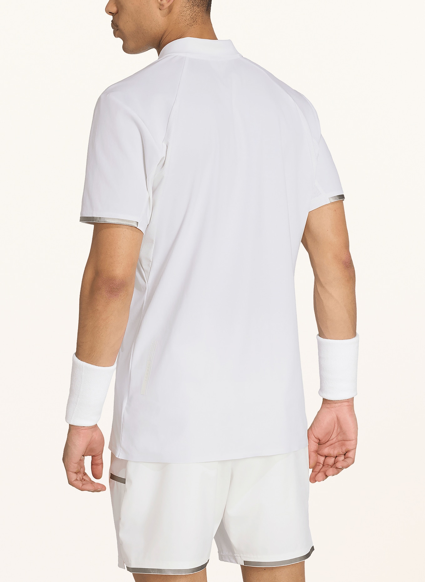 adidas Originals Funktions-Poloshirt CLIMACOOL+ FREELIFT PRO: WEISS / DUNKELGRAU