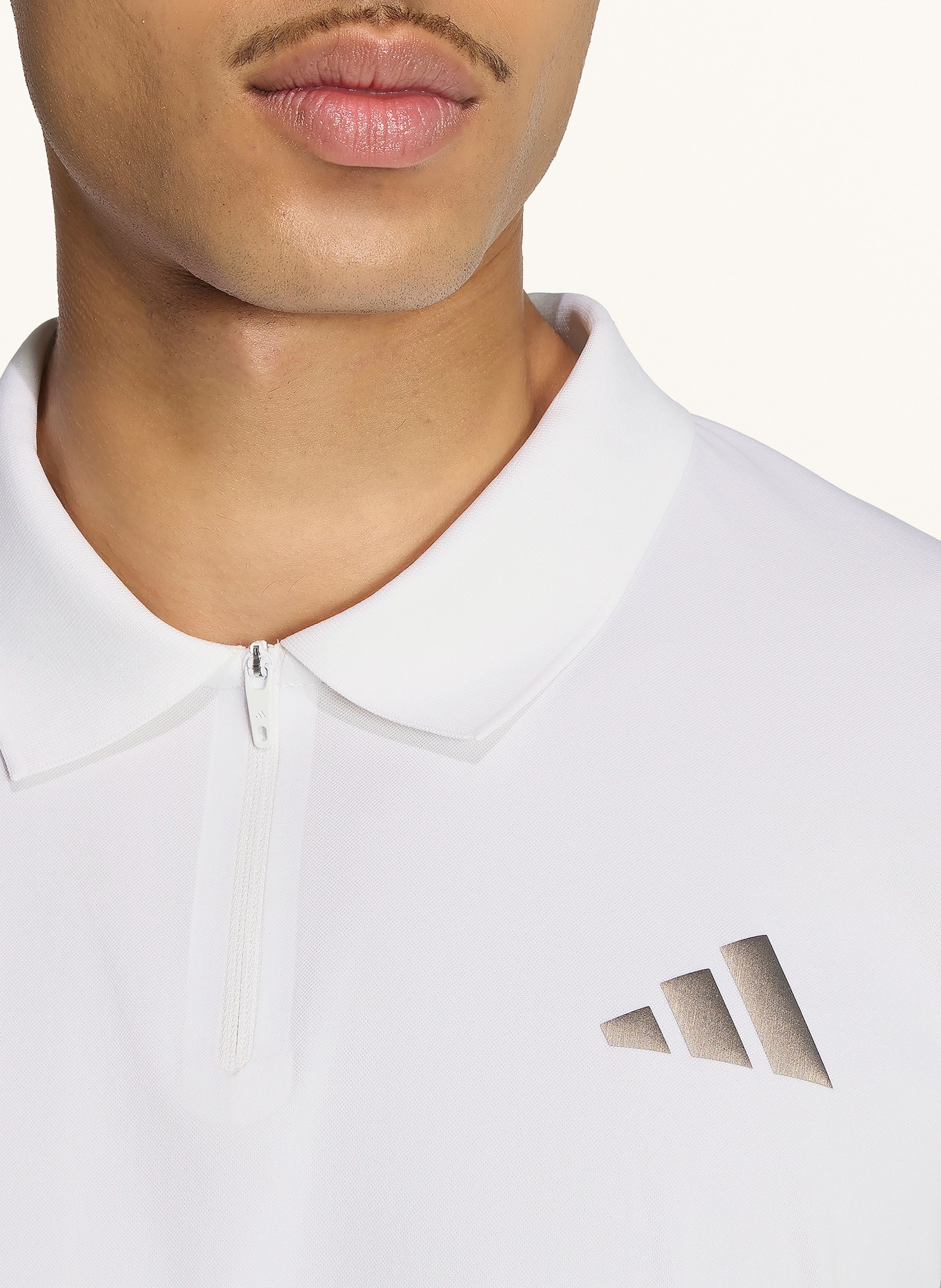 adidas Originals Funktions-Poloshirt CLIMACOOL+ FREELIFT PRO: WEISS / DUNKELGRAU
