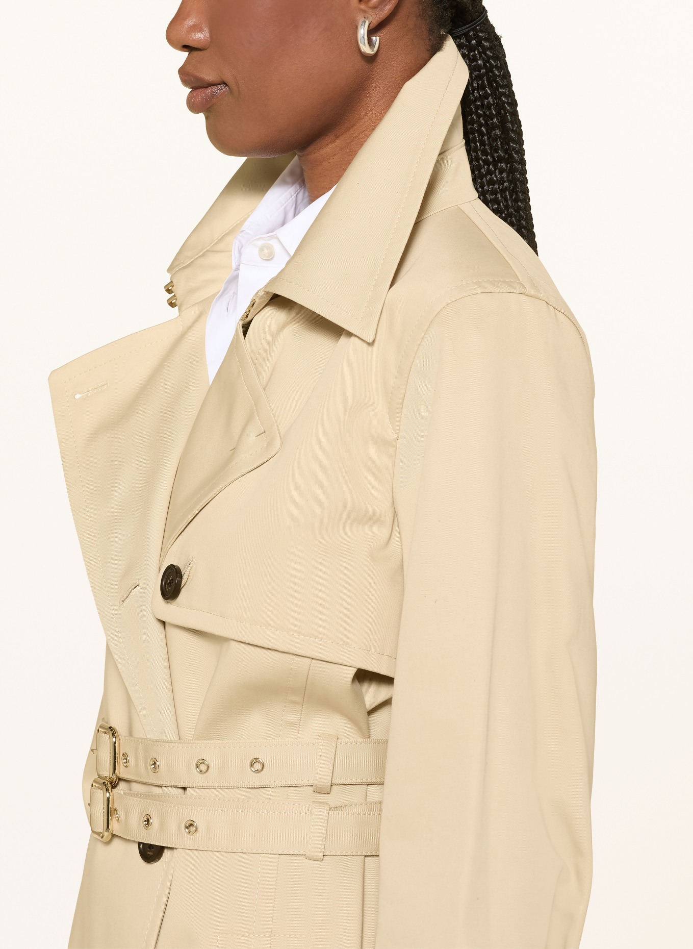 HUGO Trenchcoat MARIANE: ECRU