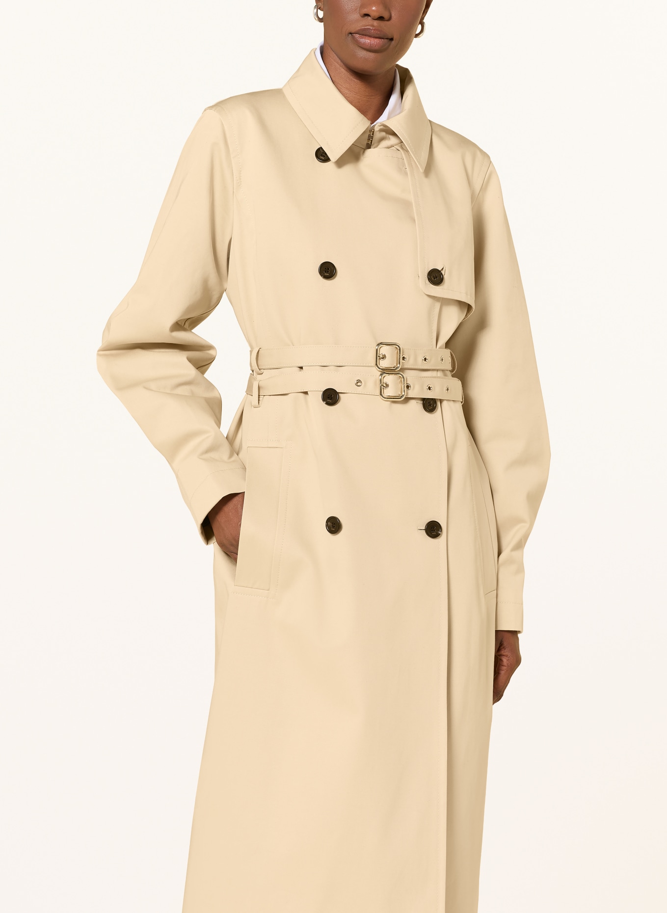 HUGO Trenchcoat MARIANE: ECRU