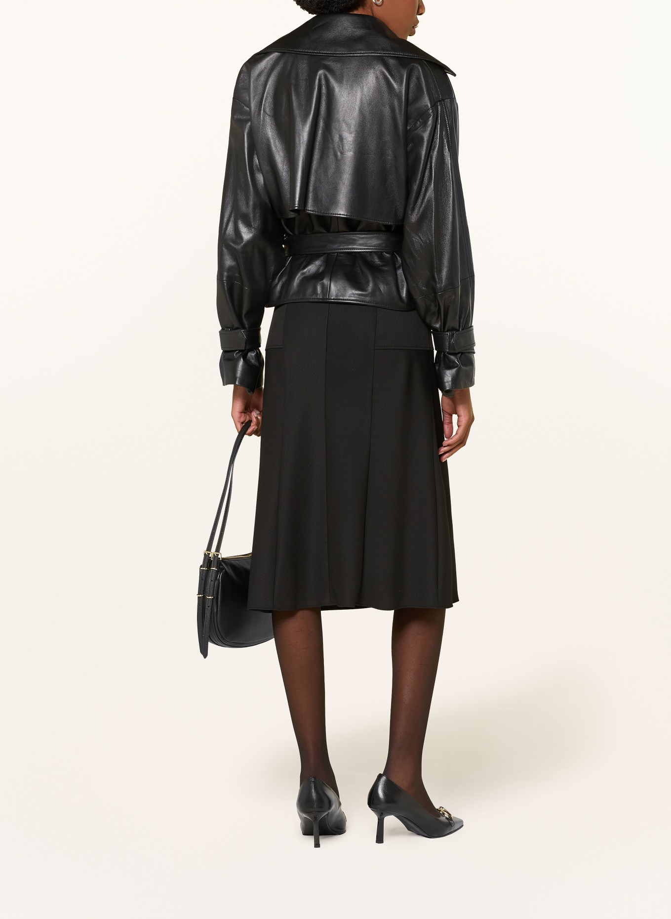 HUGO RASIANA Skirt: BLACK