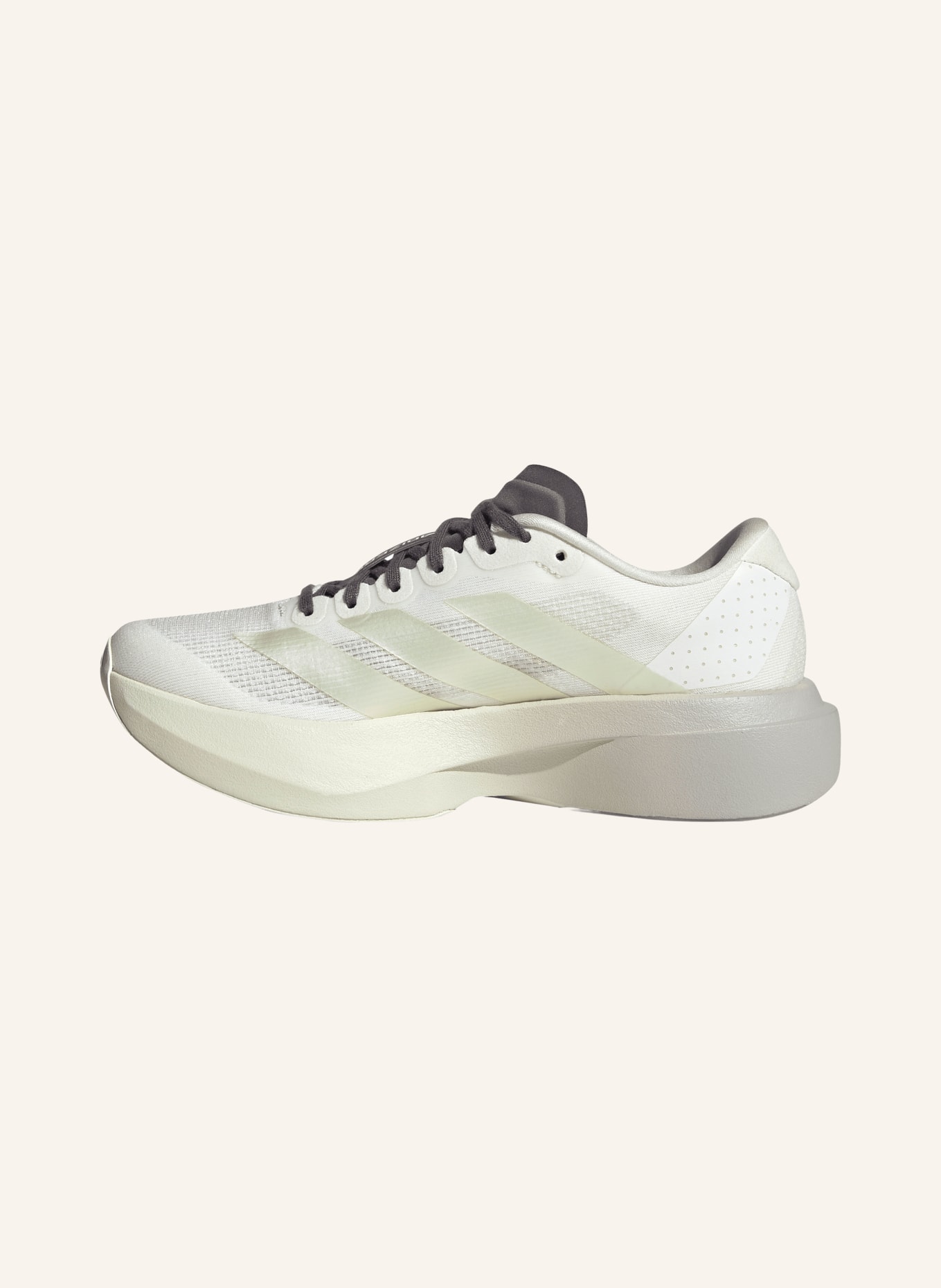 adidas Buty do biegania ADIZERO EVO SL: BIAŁY / CZIEMNOSZARY