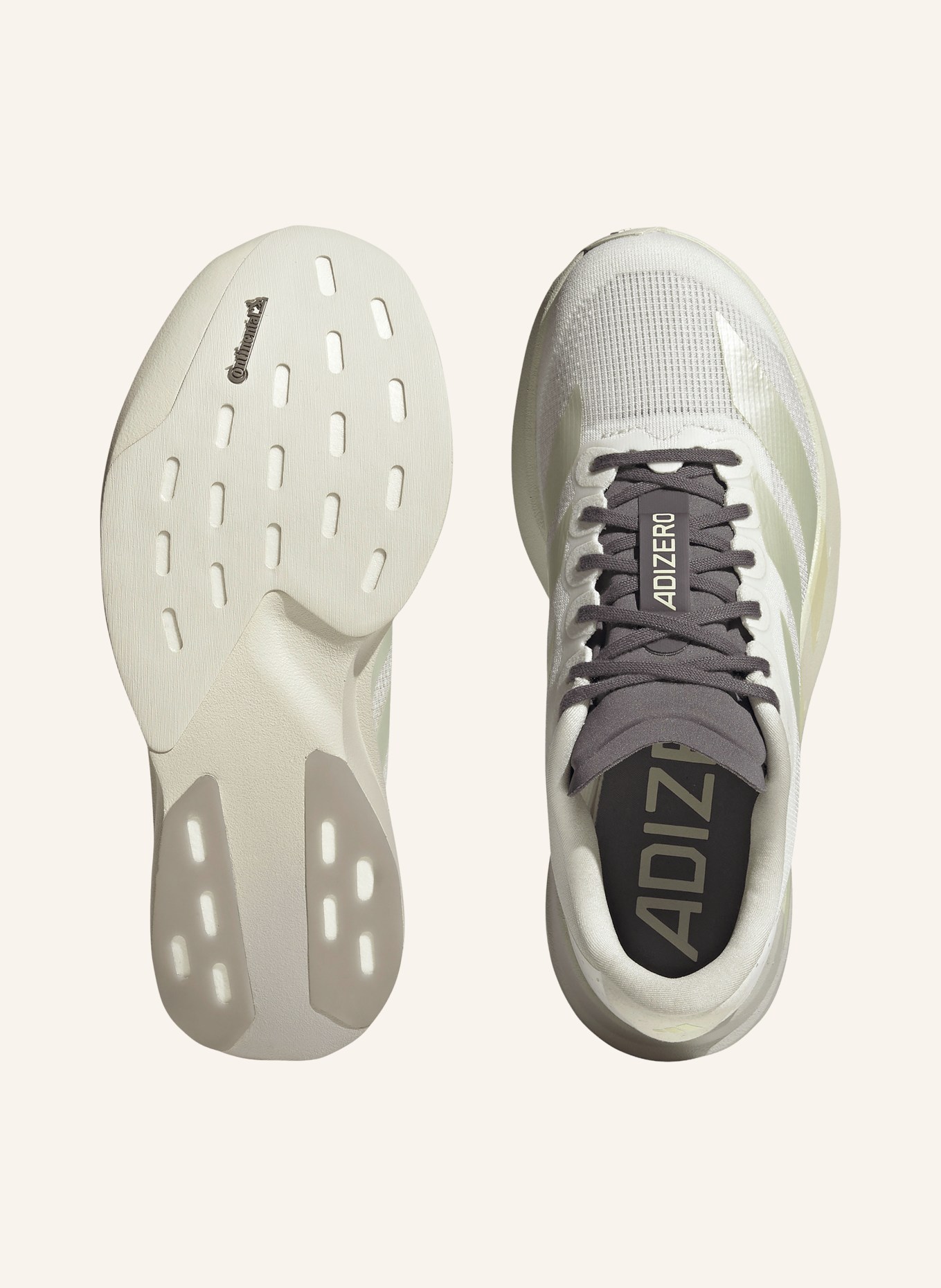 adidas Buty do biegania ADIZERO EVO SL: BIAŁY / CZIEMNOSZARY