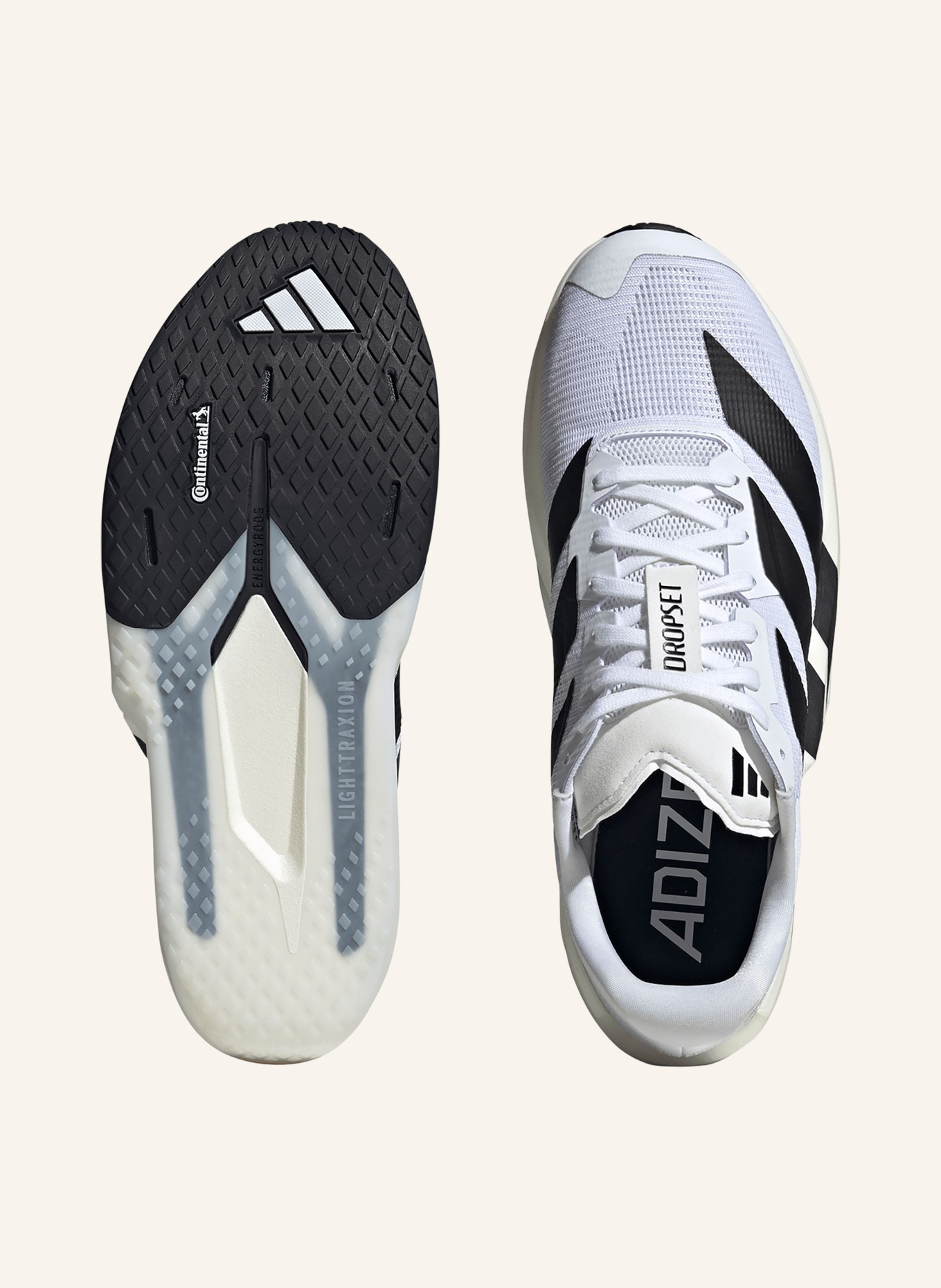 adidas Training shoes ADIZERO DROPSET PRO TRAINER: WHITE / BLACK