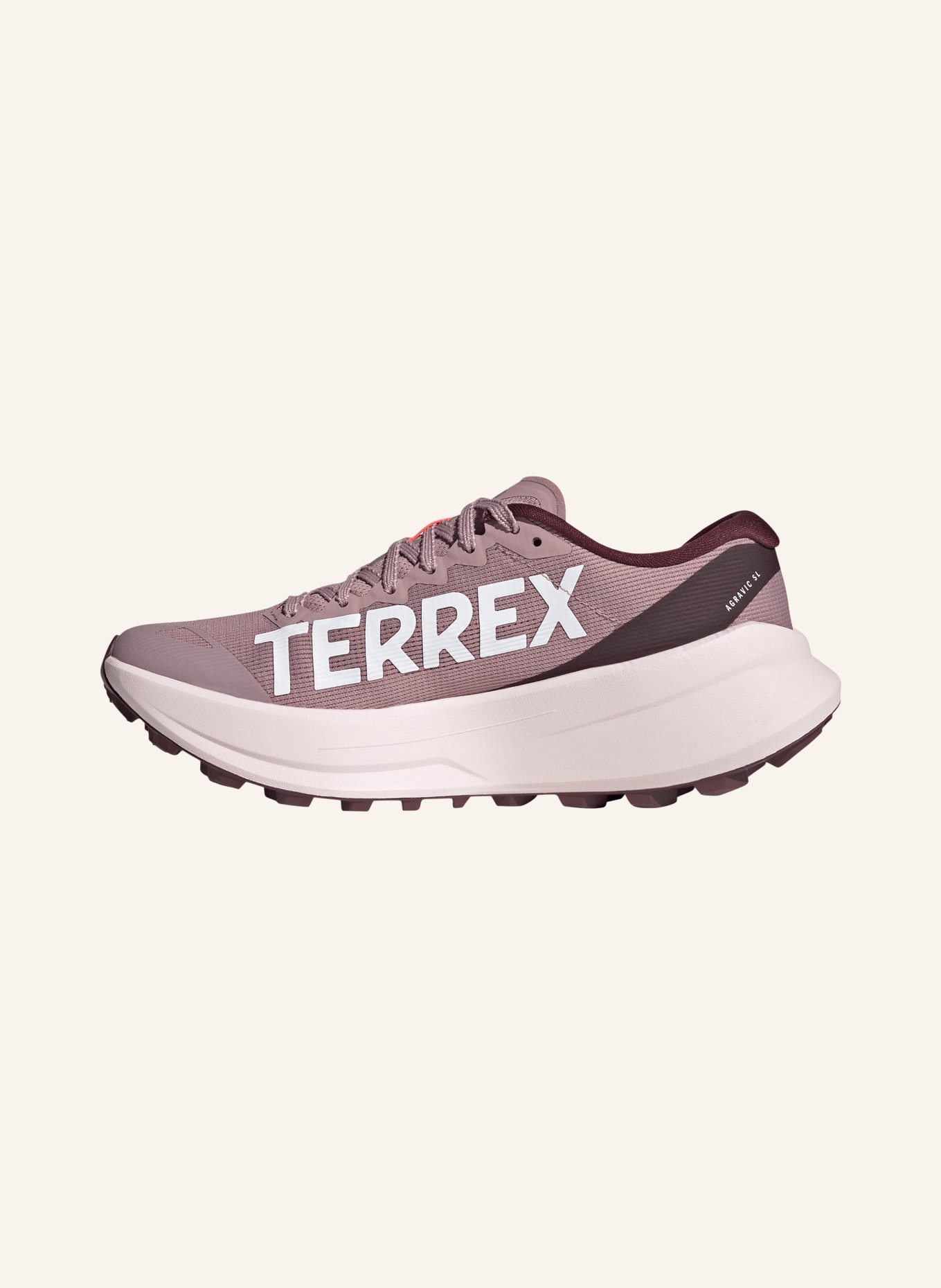adidas TERREX Chaussures de trail TERREX AGRAVIC SL: VIEUX ROSE / MARRON FONCÉ / BLANC
