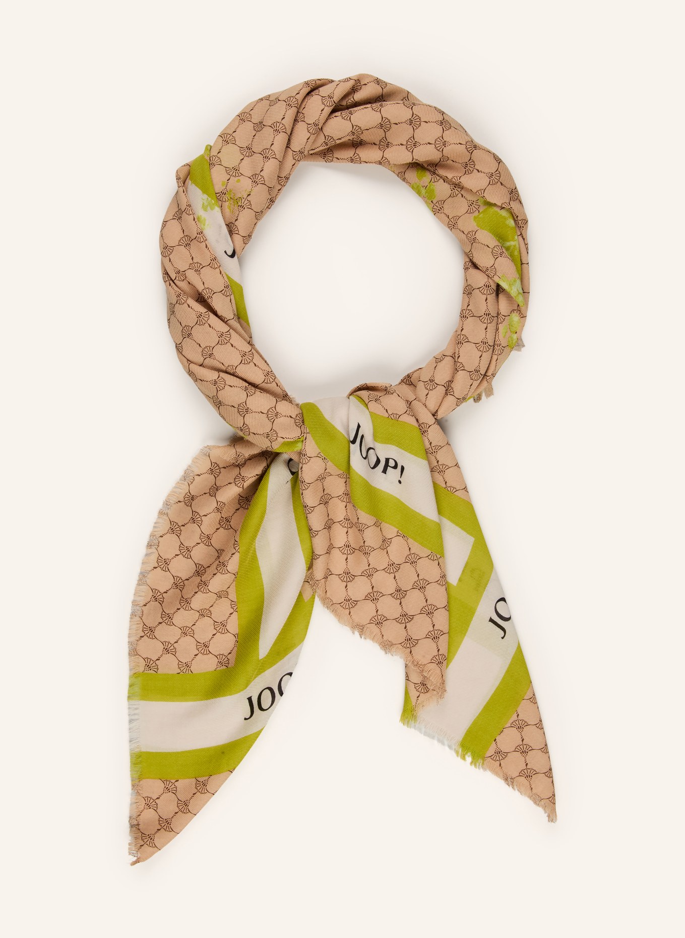 JOOP! Tuch ALTEA: GRÜN / CAMEL / SCHWARZ