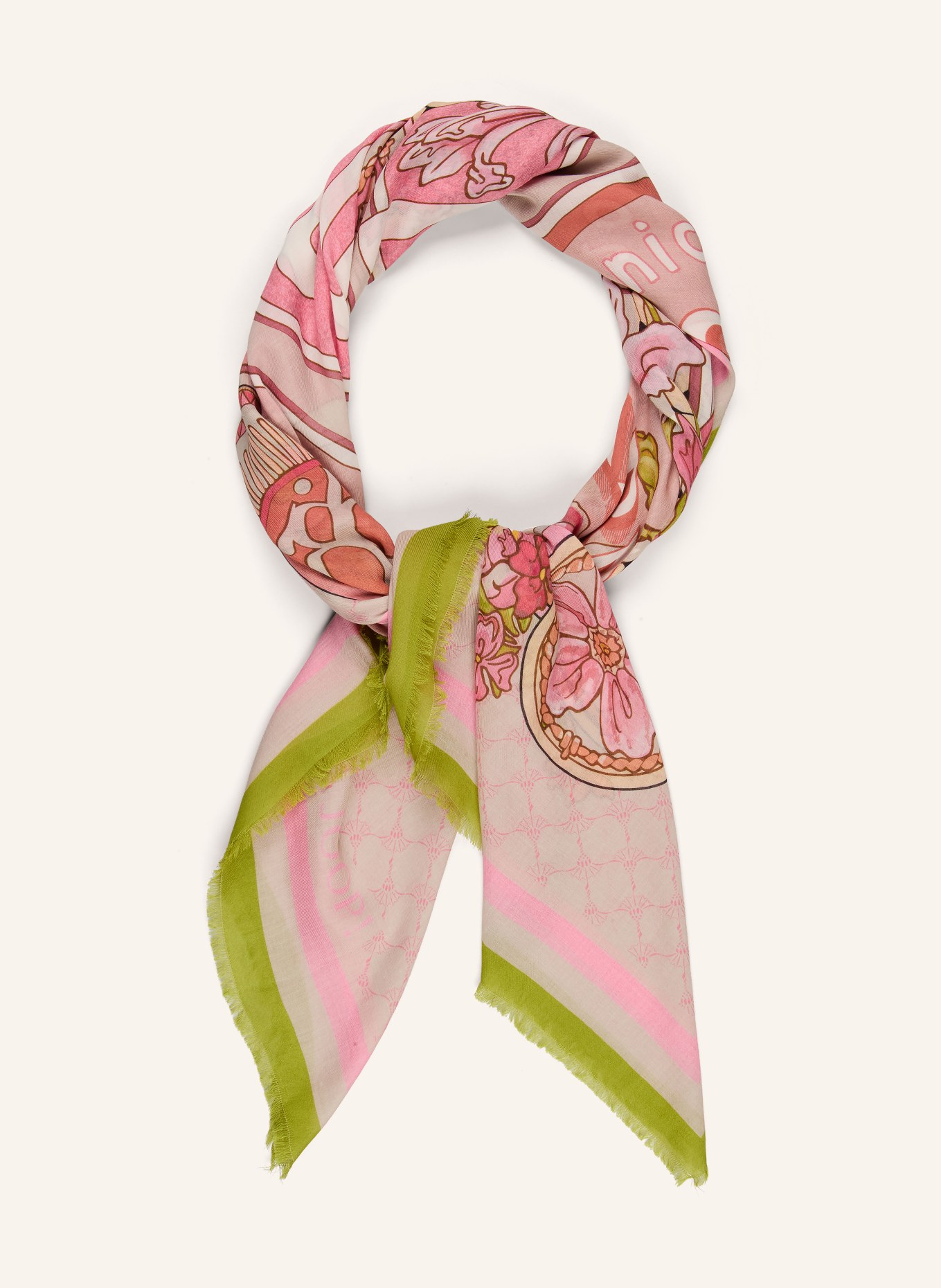 JOOP! Tuch ALTEA: ROSA / BEIGE / GRÜN