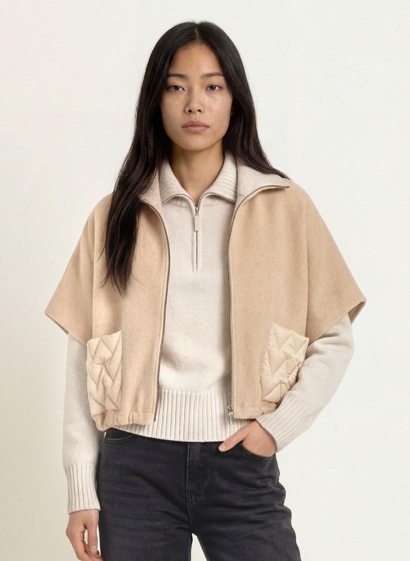 MILESTONE Veste MSAVRIL: BEIGE