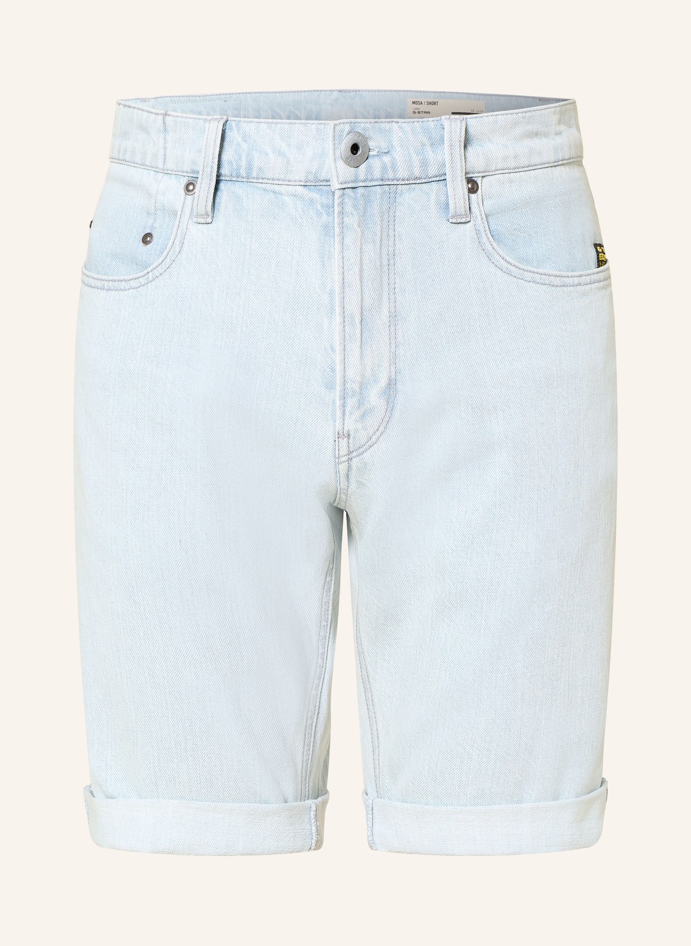 G-Star Jeansshorts MOSA Straight Fit: H948 beached faded blue galena