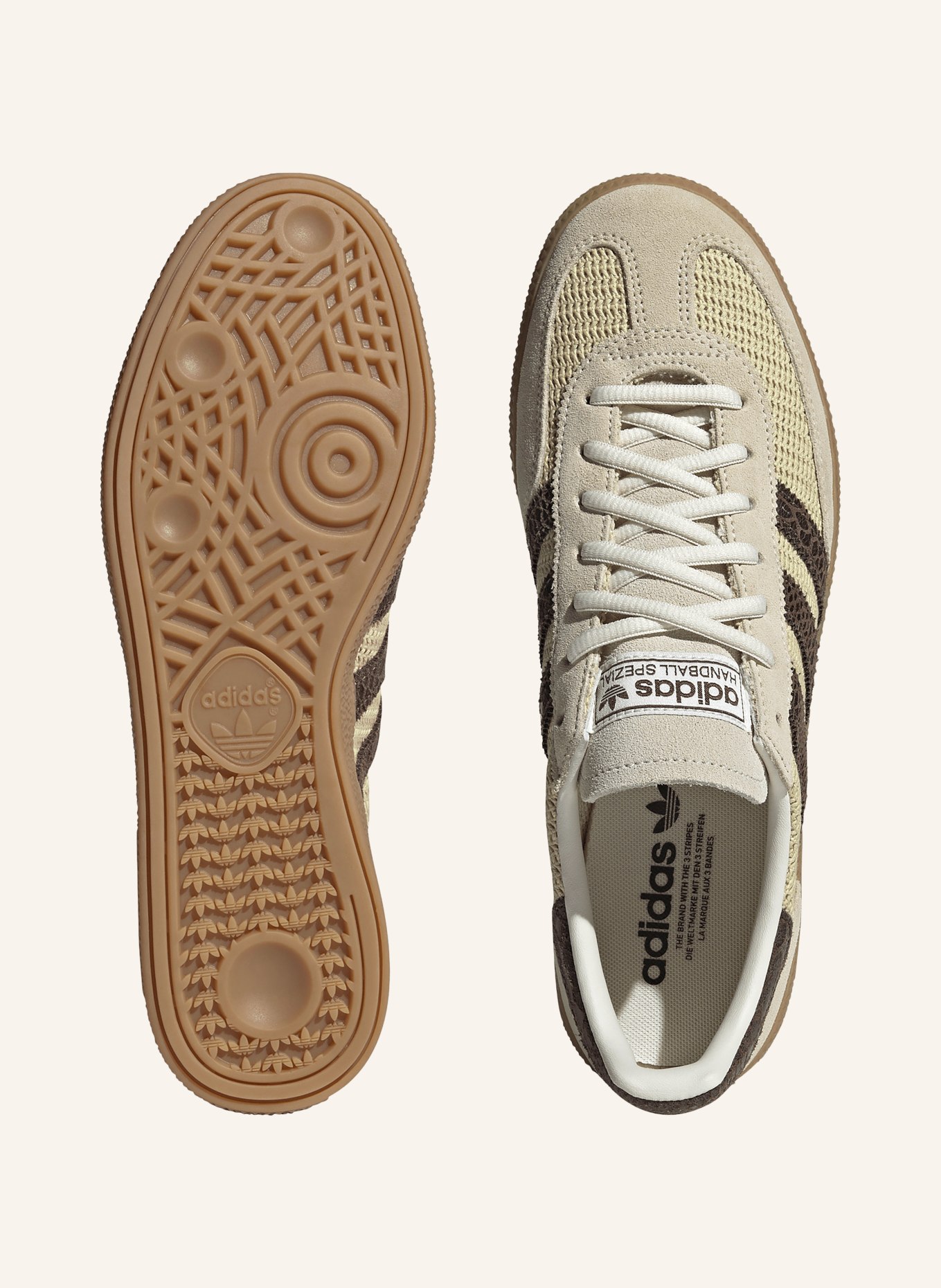 adidas Originals Sneaker HANDBALL SPEZIAL: BEIGE / DUNKELBRAUN