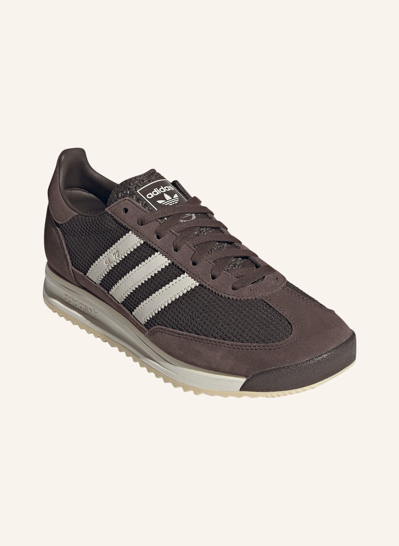 adidas Originals Sneaker SL 72 RS: BRAUN / CREME