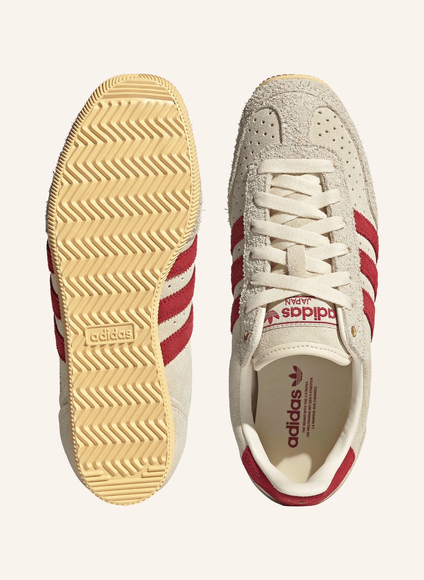 adidas Originals Sneakers JAPAN: BEIGE / ROUGE