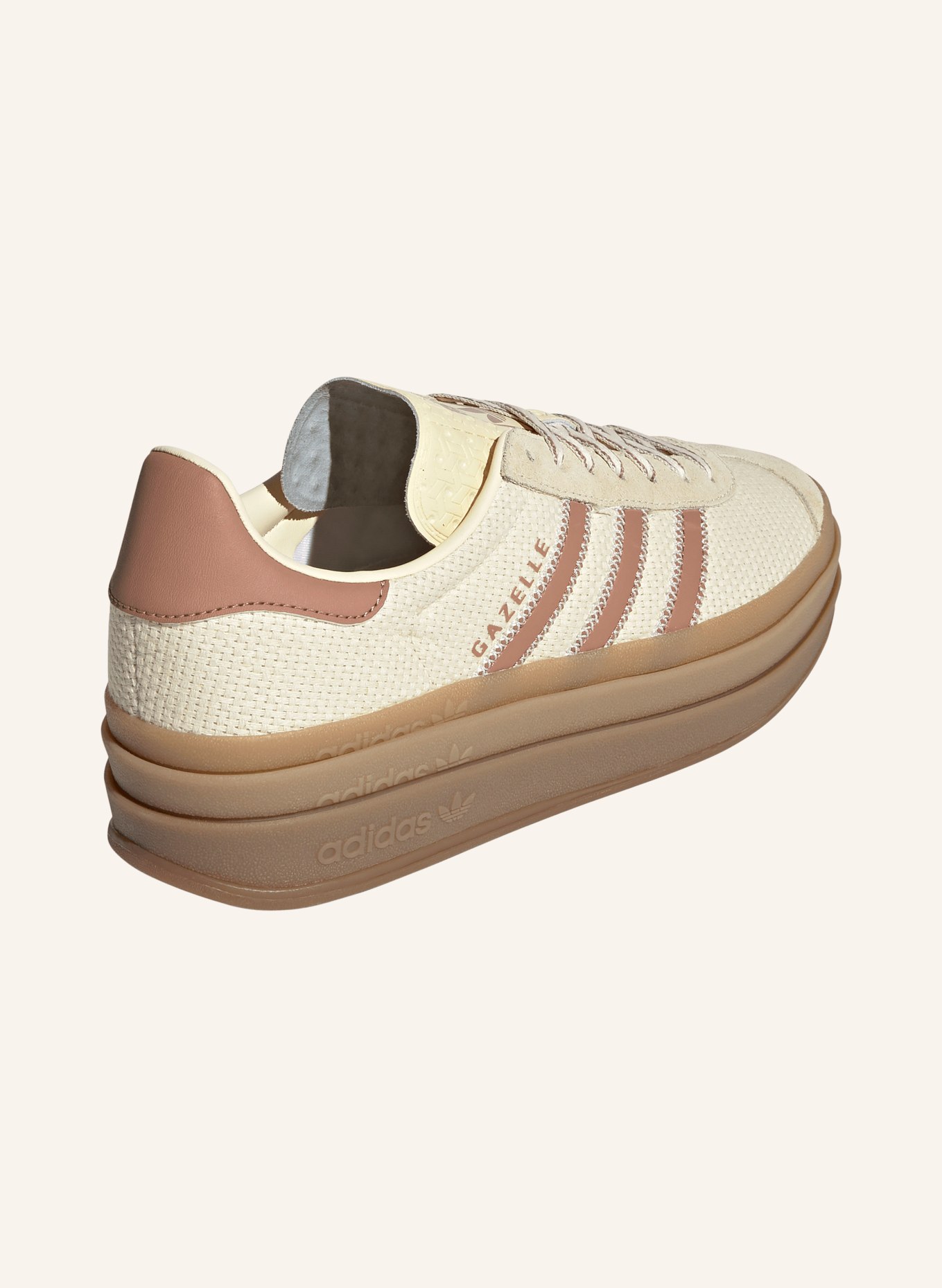 adidas Originals Sneakers GAZELLE BOLD: CRÈME / ROUGE CLAIR