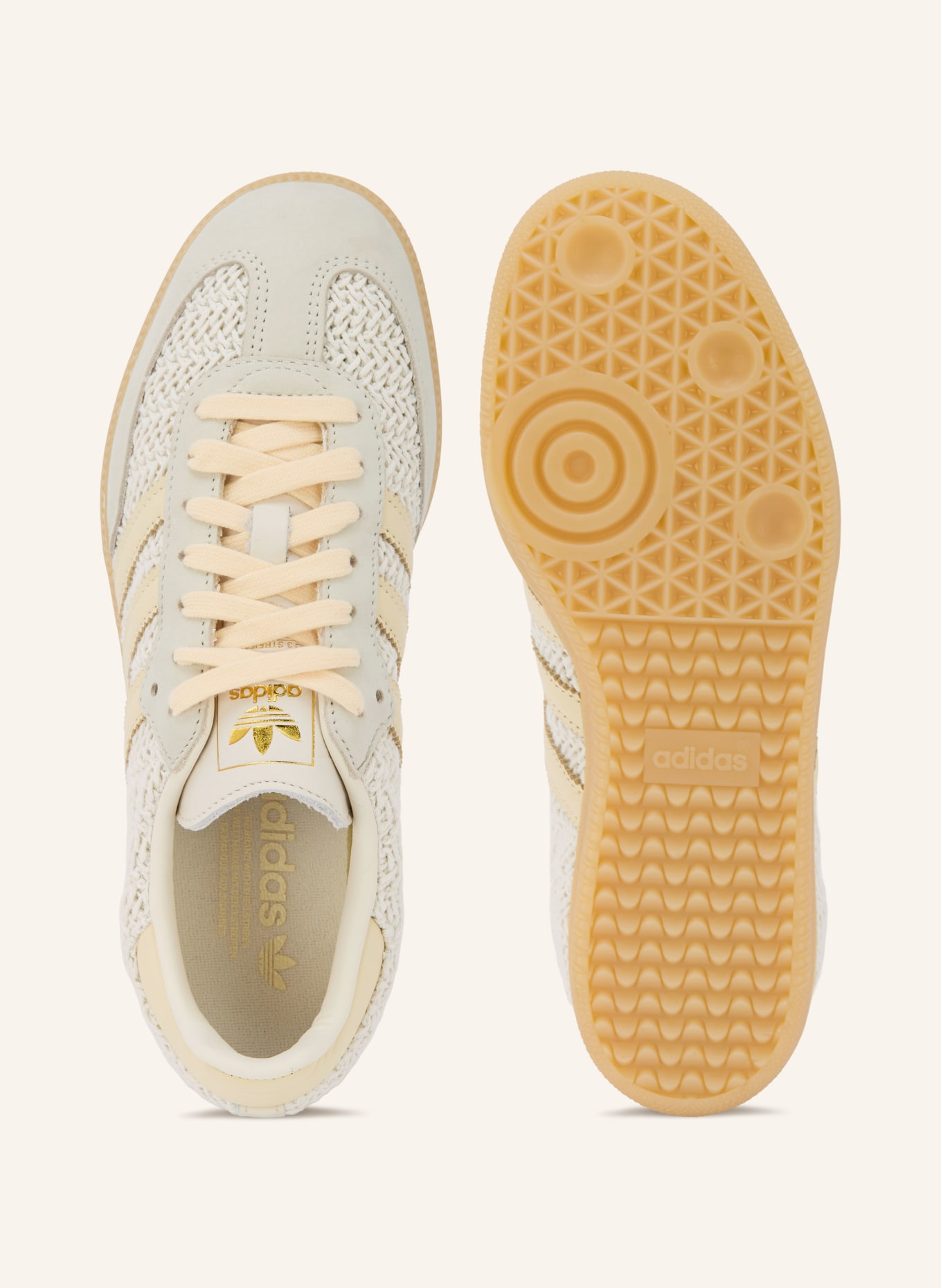 adidas Originals Sneaker SAMBA OG: CREME / HELLGELB