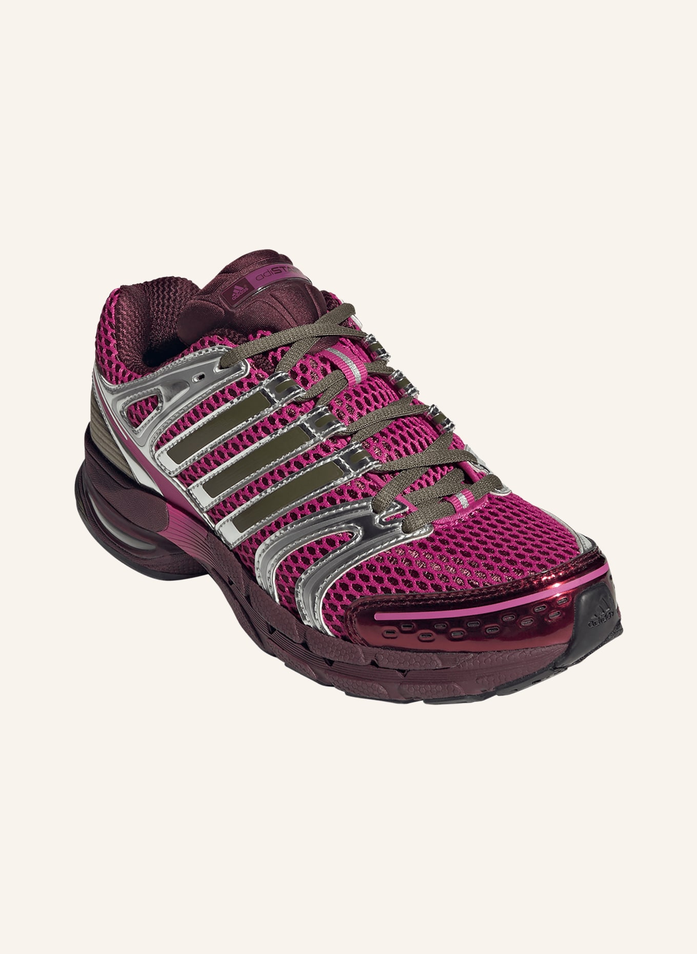 adidas Originals ADISTAR CONTROL 5 Sneakers: PINK / SILVER / KHAKI