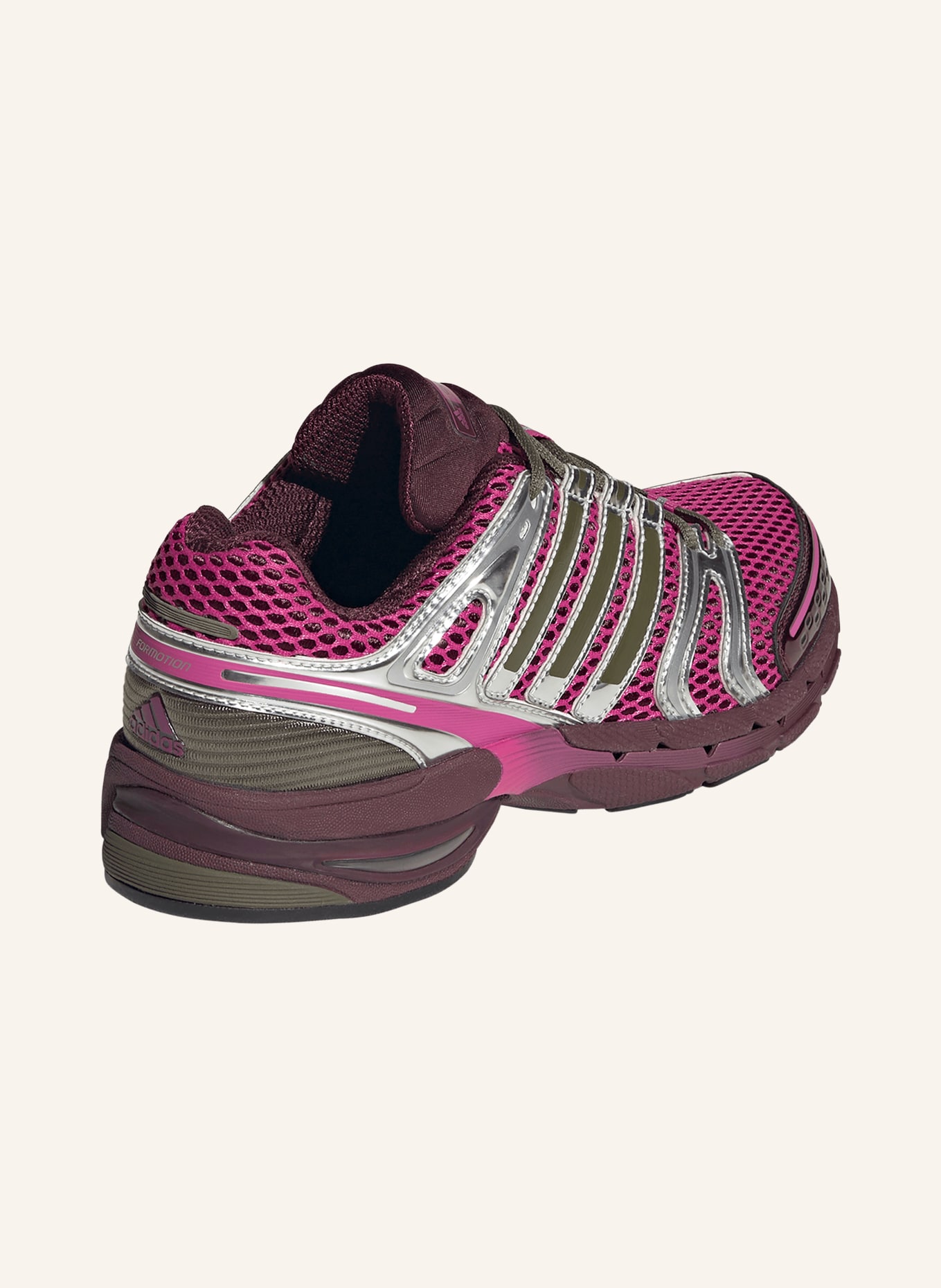 adidas Originals ADISTAR CONTROL 5 Sneakers: PINK / SILVER / KHAKI