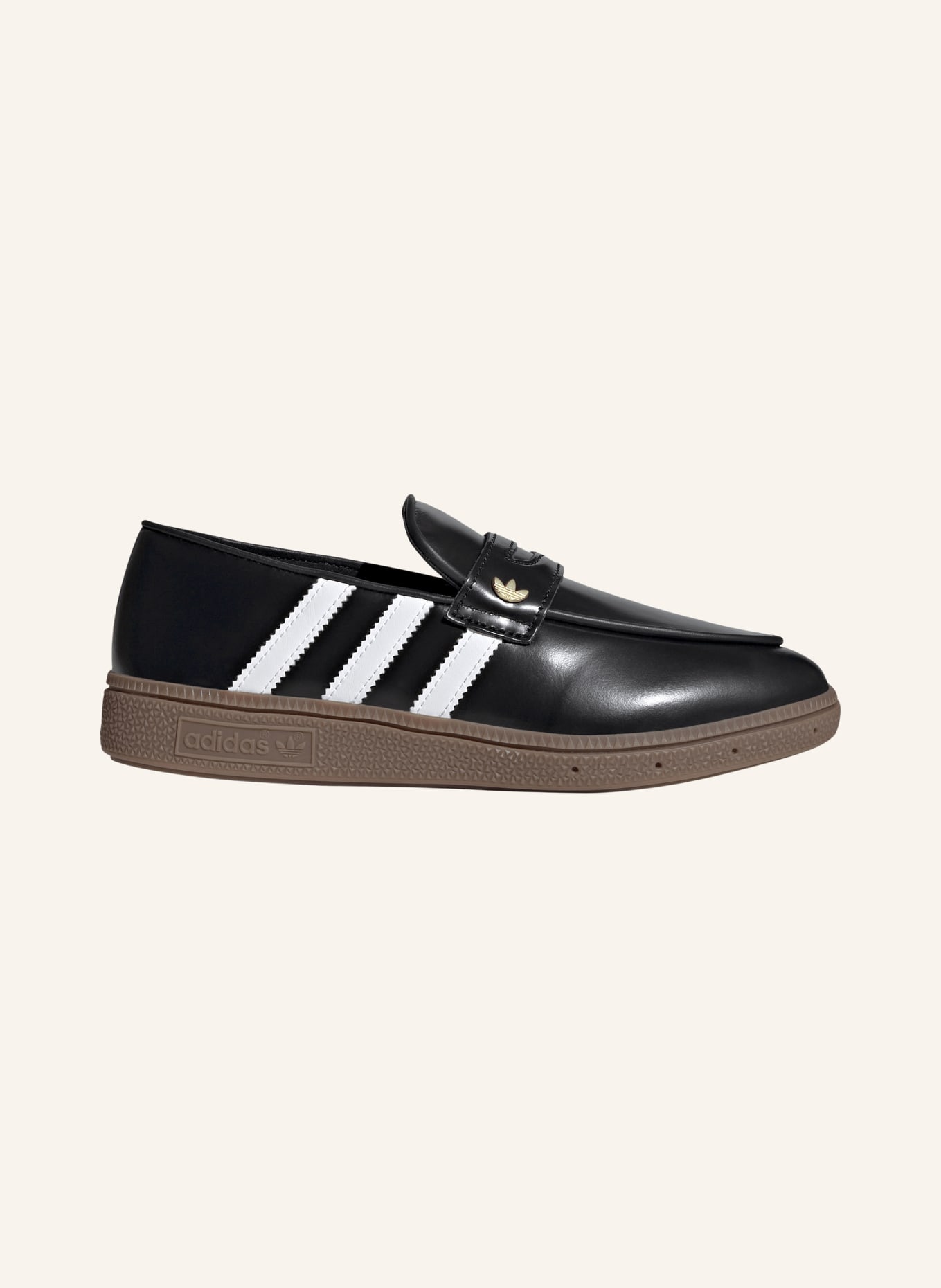 adidas Originals Loafers à barrette HANDBALL SPEZIAL: NOIR / BLANC