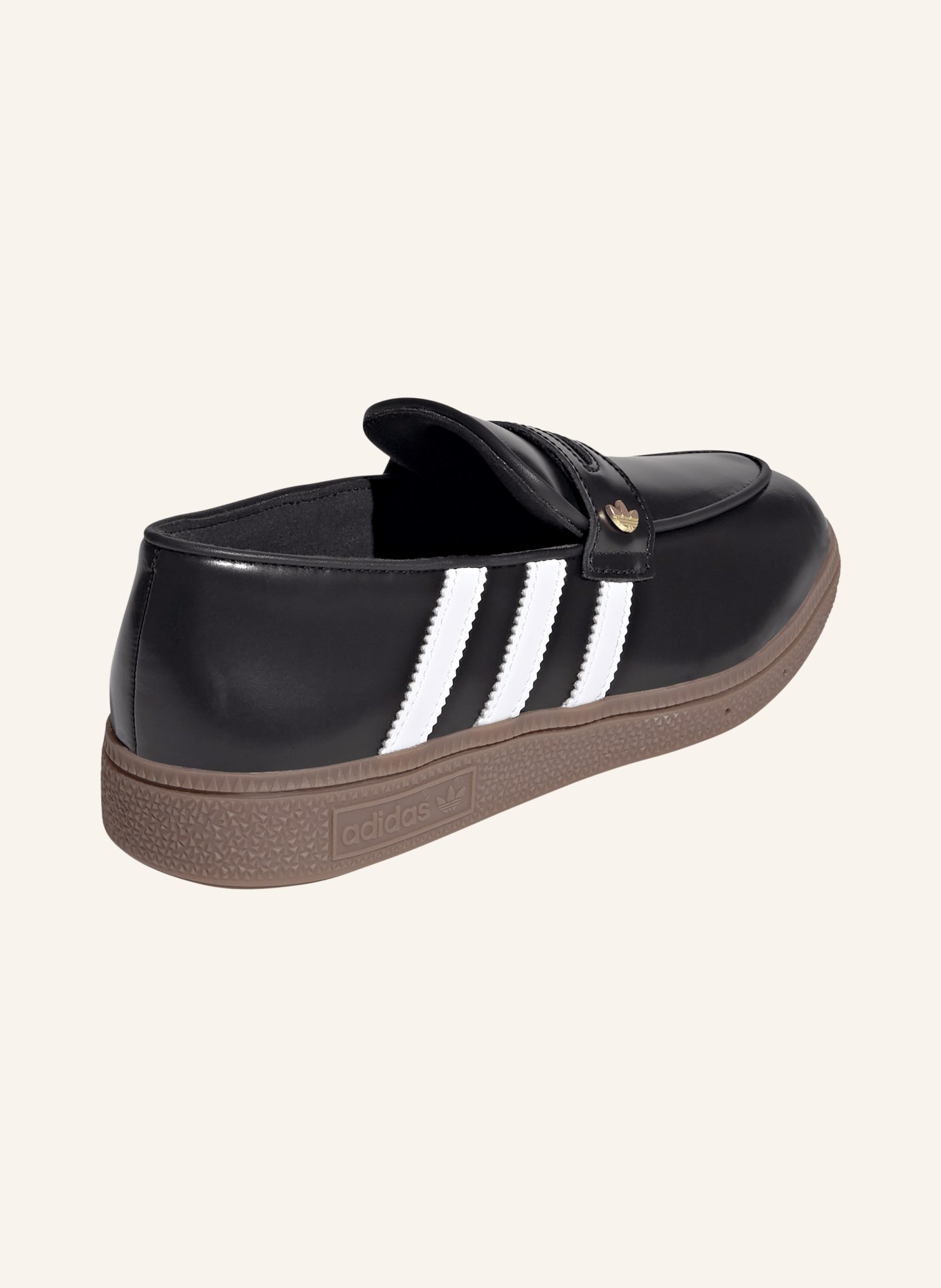 adidas Originals Loafers à barrette HANDBALL SPEZIAL: NOIR / BLANC