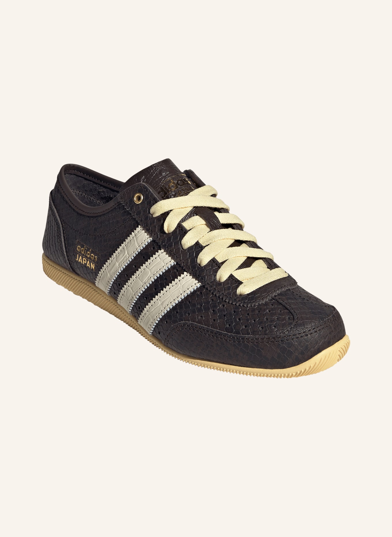 adidas Originals JAPAN DECON Sneakers: DARK BROWN / WHITE