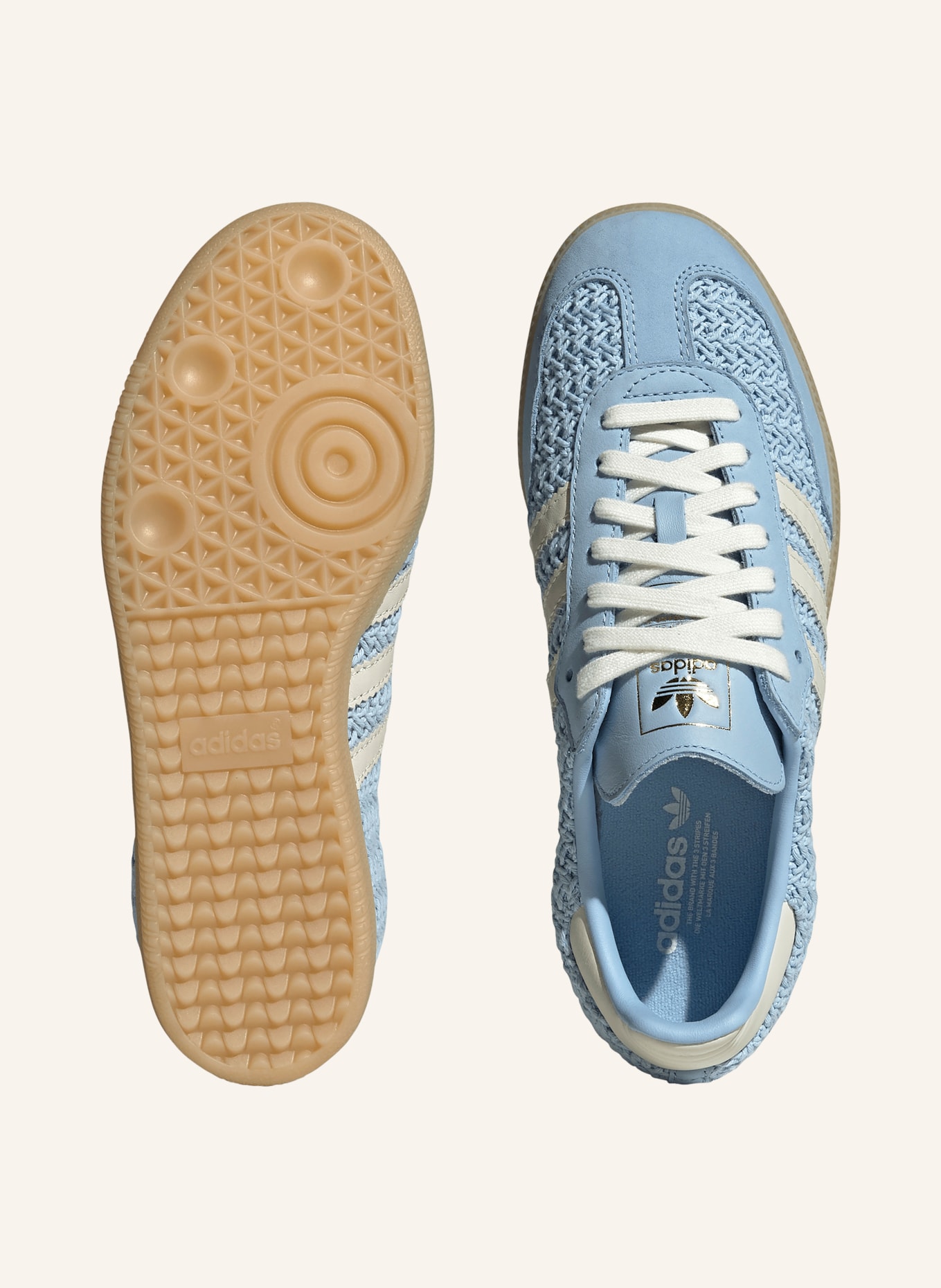 adidas Originals Sneaker SAMBA OG: HELLBLAU / CREME
