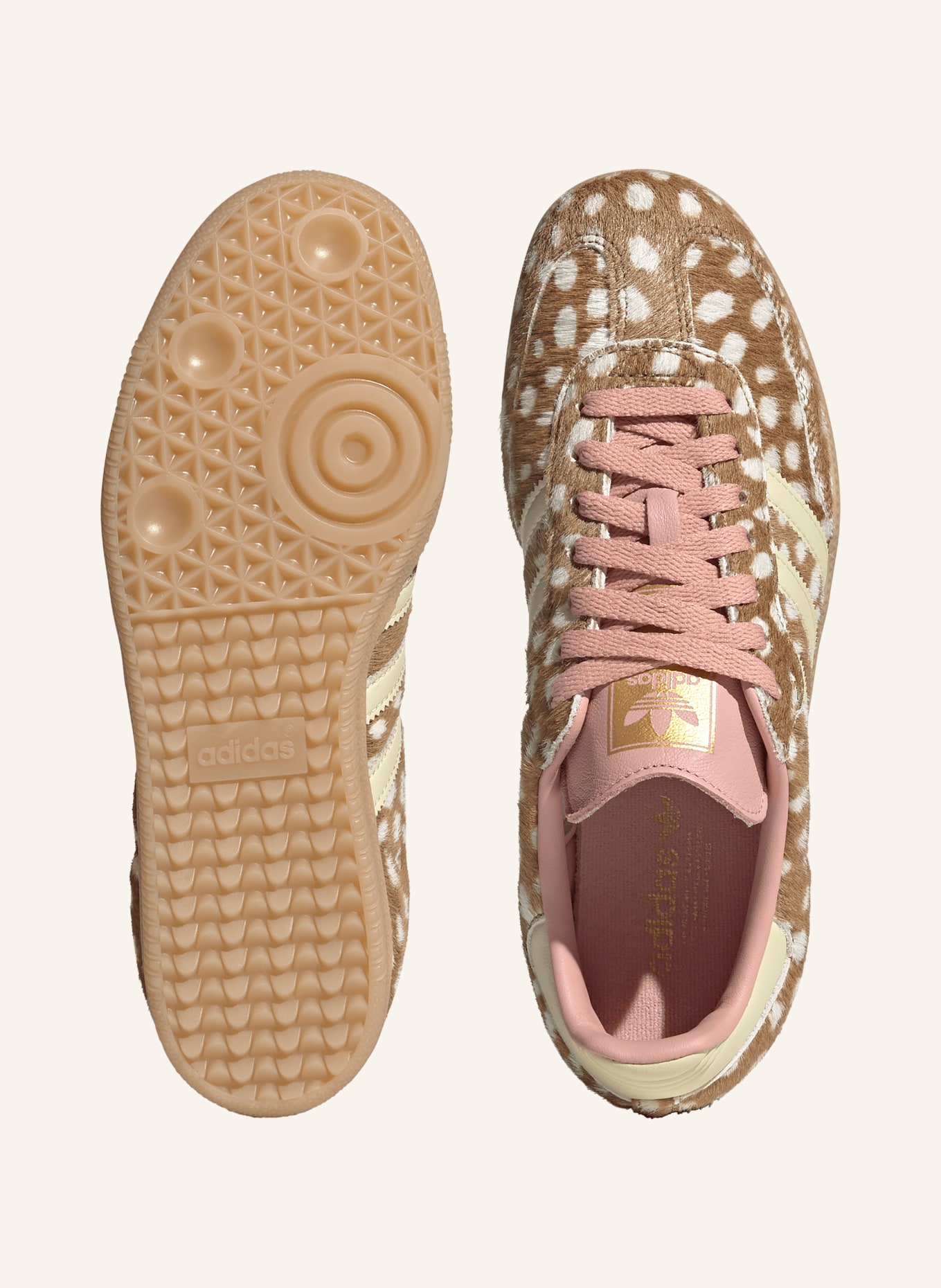 adidas Originals Sneaker SAMBA OG: BEIGE / CREME / WEISS