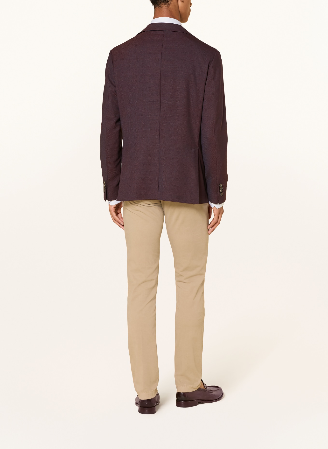 ETON Sakko Tailored Fit: DUNKELROT