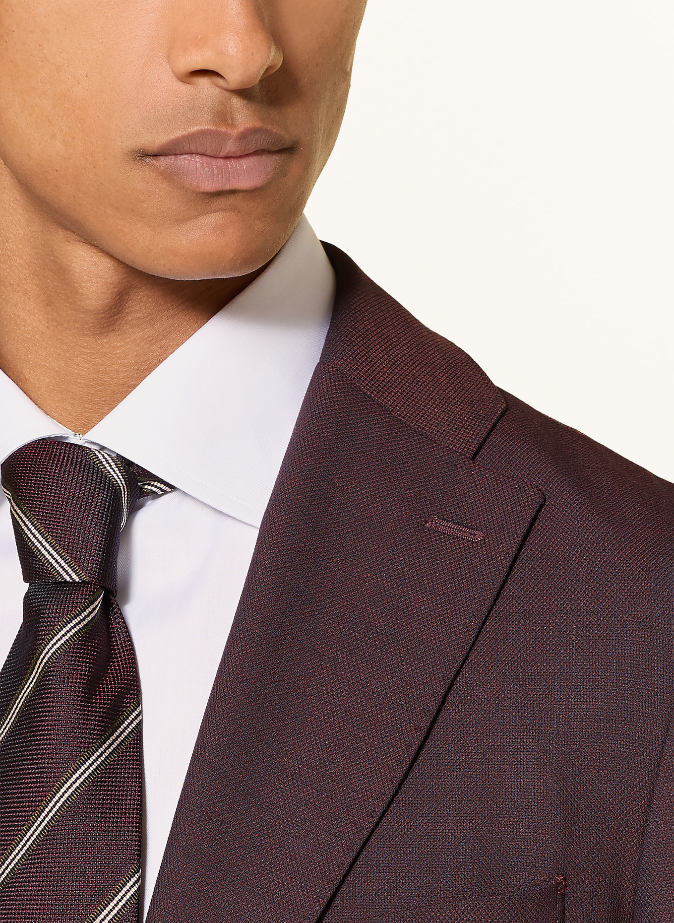 ETON Sakko Tailored Fit: DUNKELROT