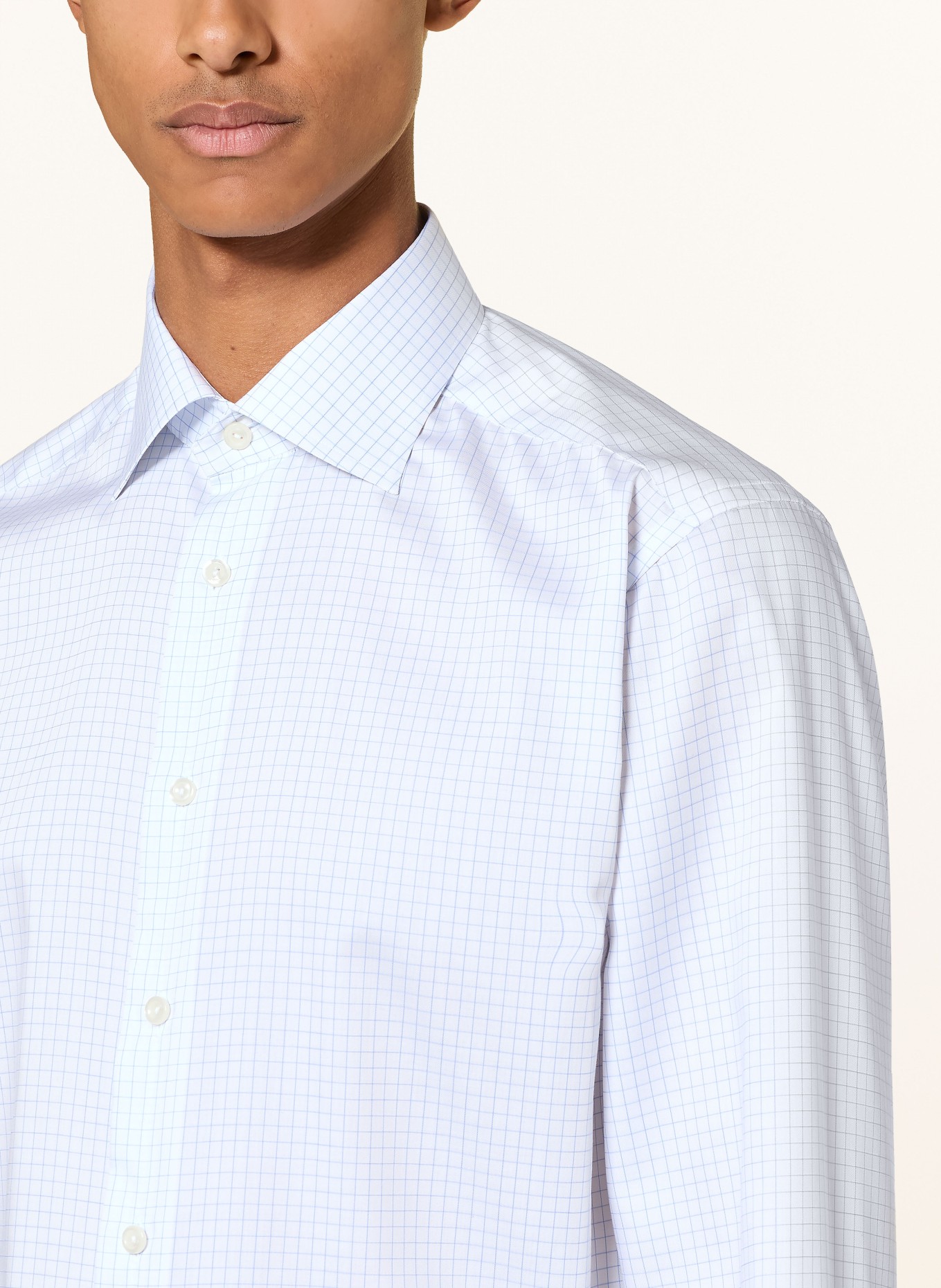 ETON Hemd Contemporary Fit: WEISS / BLAU