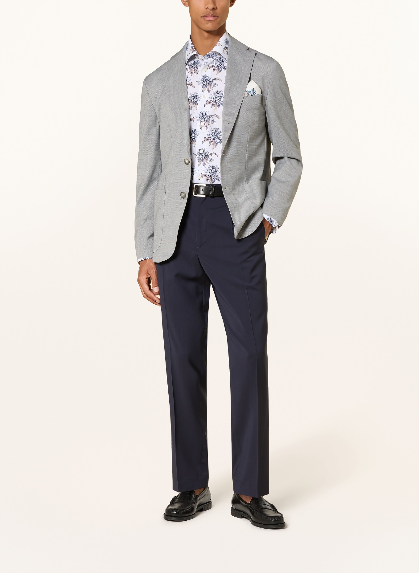 ETON Sakko Slim Fit: HELLGRAU