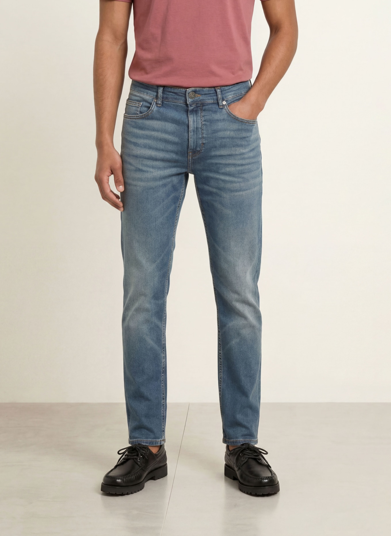 BOSS Jeans DELAWARE Slim Fit: 034 MEDIUM GREY