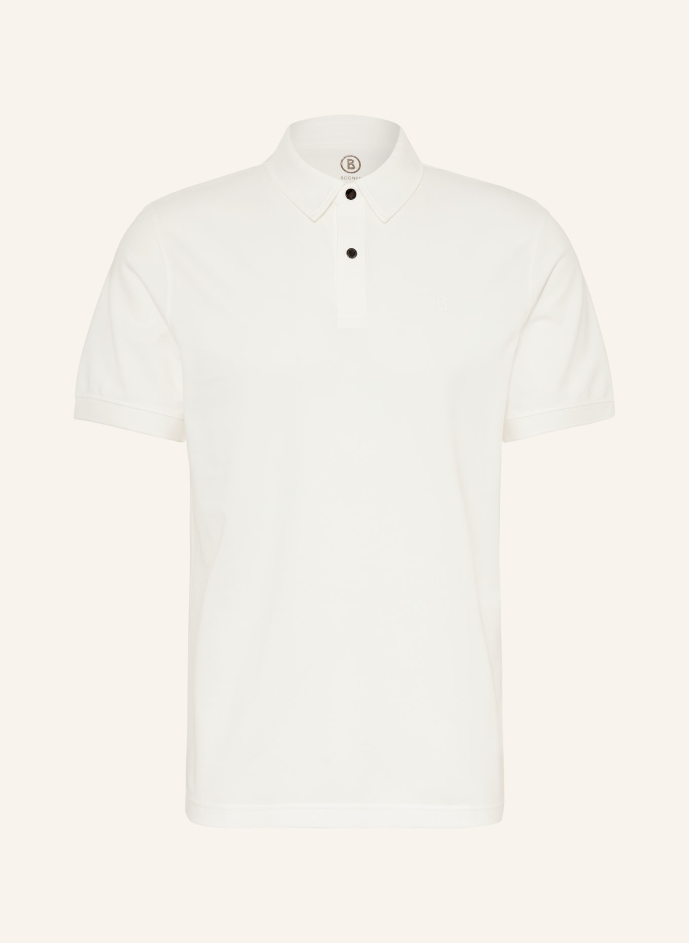 BOGNER TIMO Piqué Polo Shirt, Regular Fit: WHITE