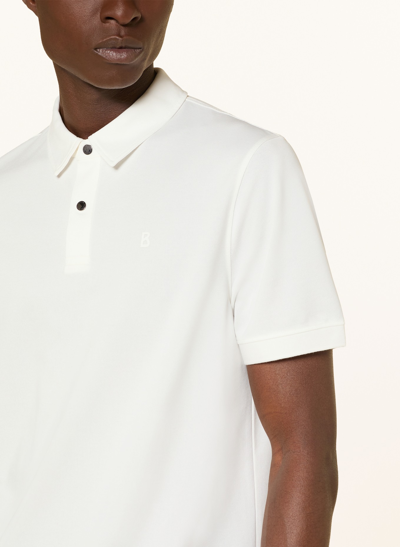BOGNER TIMO Piqué Polo Shirt, Regular Fit: WHITE