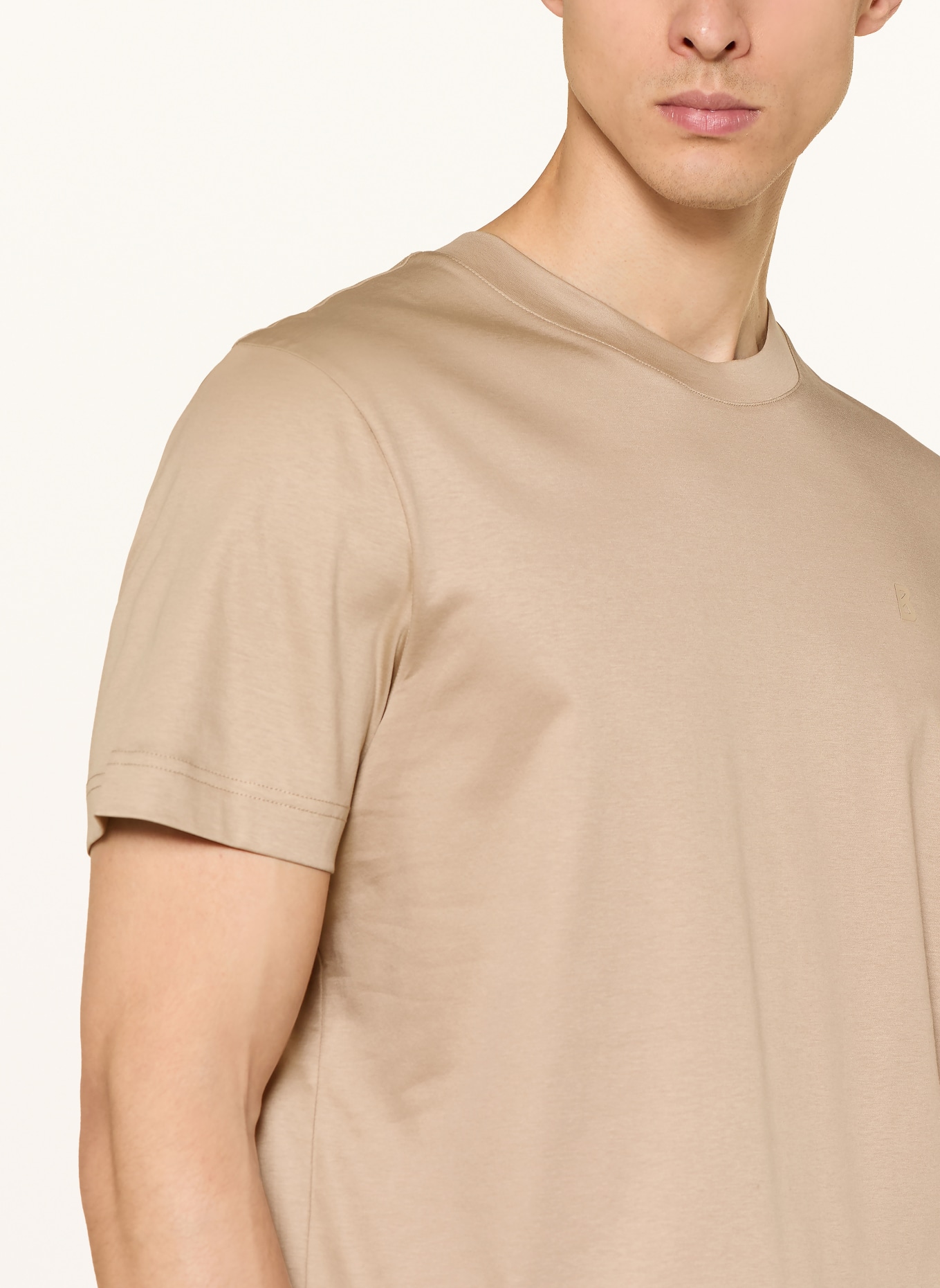 BOGNER T-Shirt RYAN: HELLBRAUN