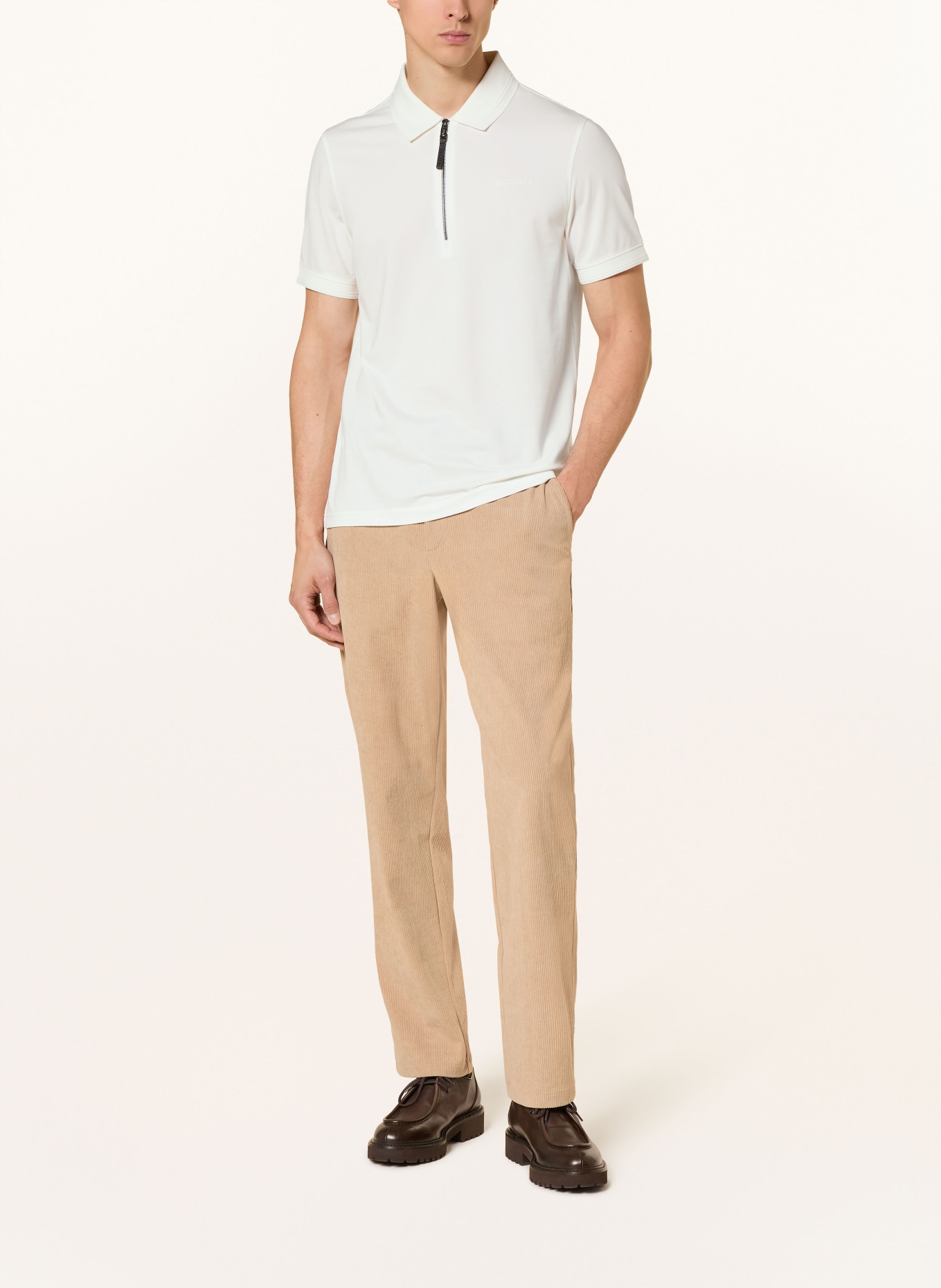 BOGNER Piqué-Poloshirt TIMO Regular FIt: ECRU