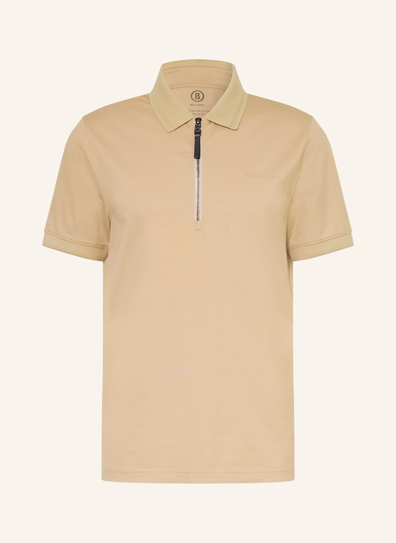 BOGNER Piqué-Poloshirt TIMO Regular FIt: BEIGE